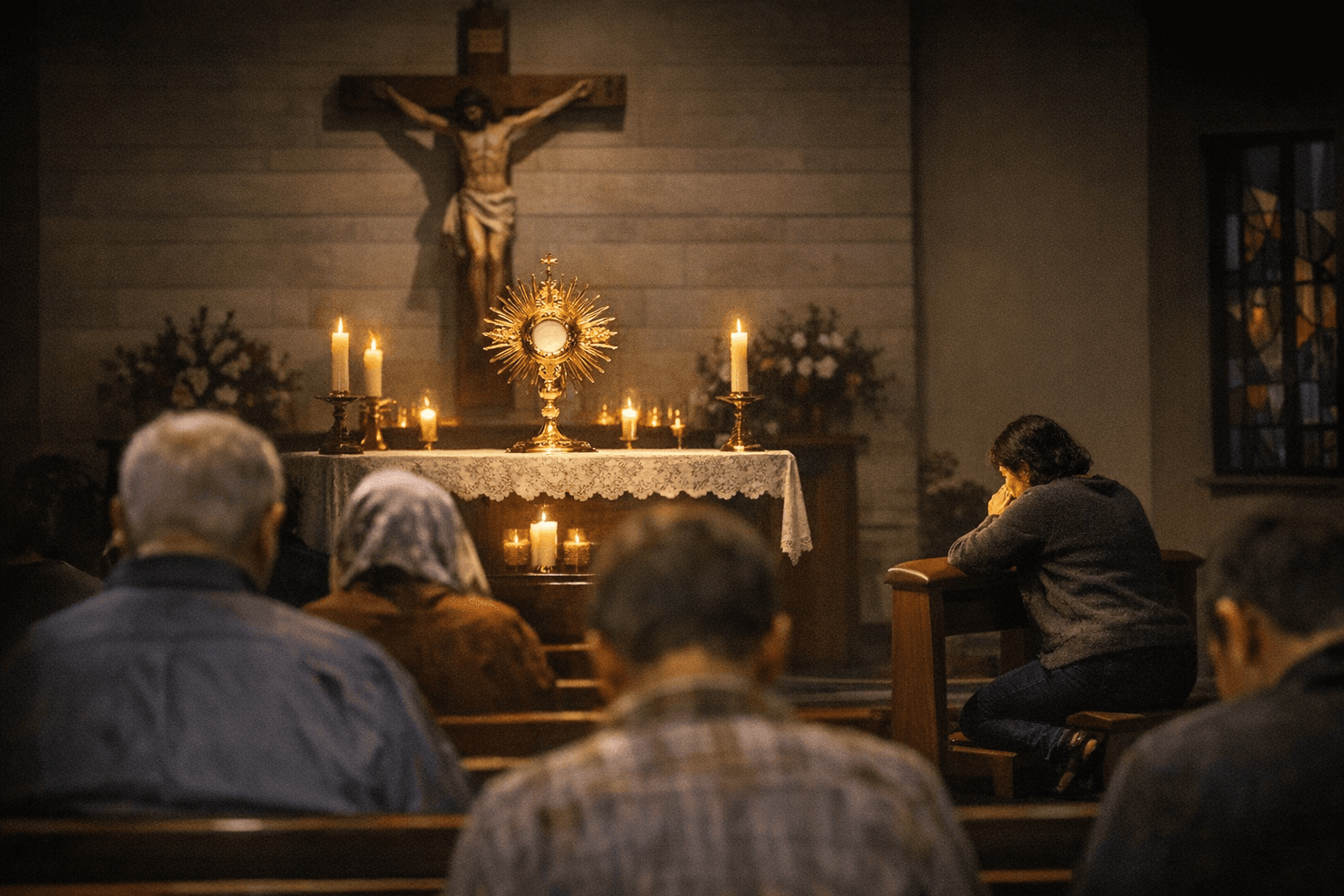 Fresno Holy Hour for Peace at St. Paul Newman Center Amid Polarization