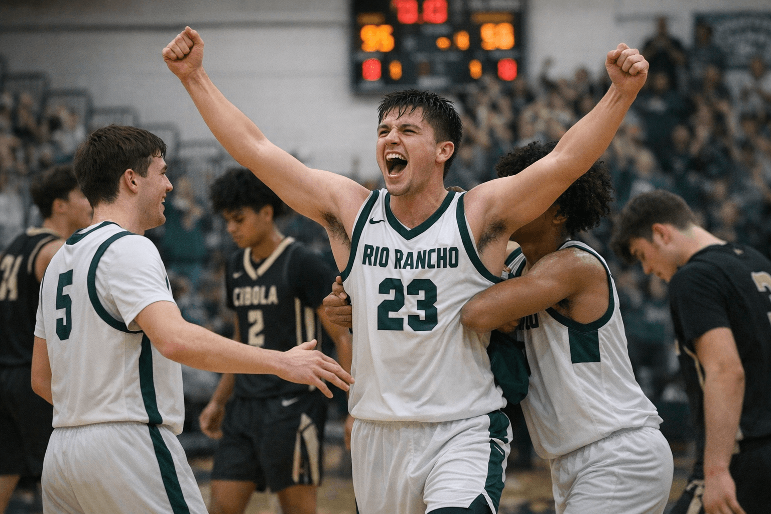 Rio Rancho boys basketball defeat Cibola 81-60 in decisive win