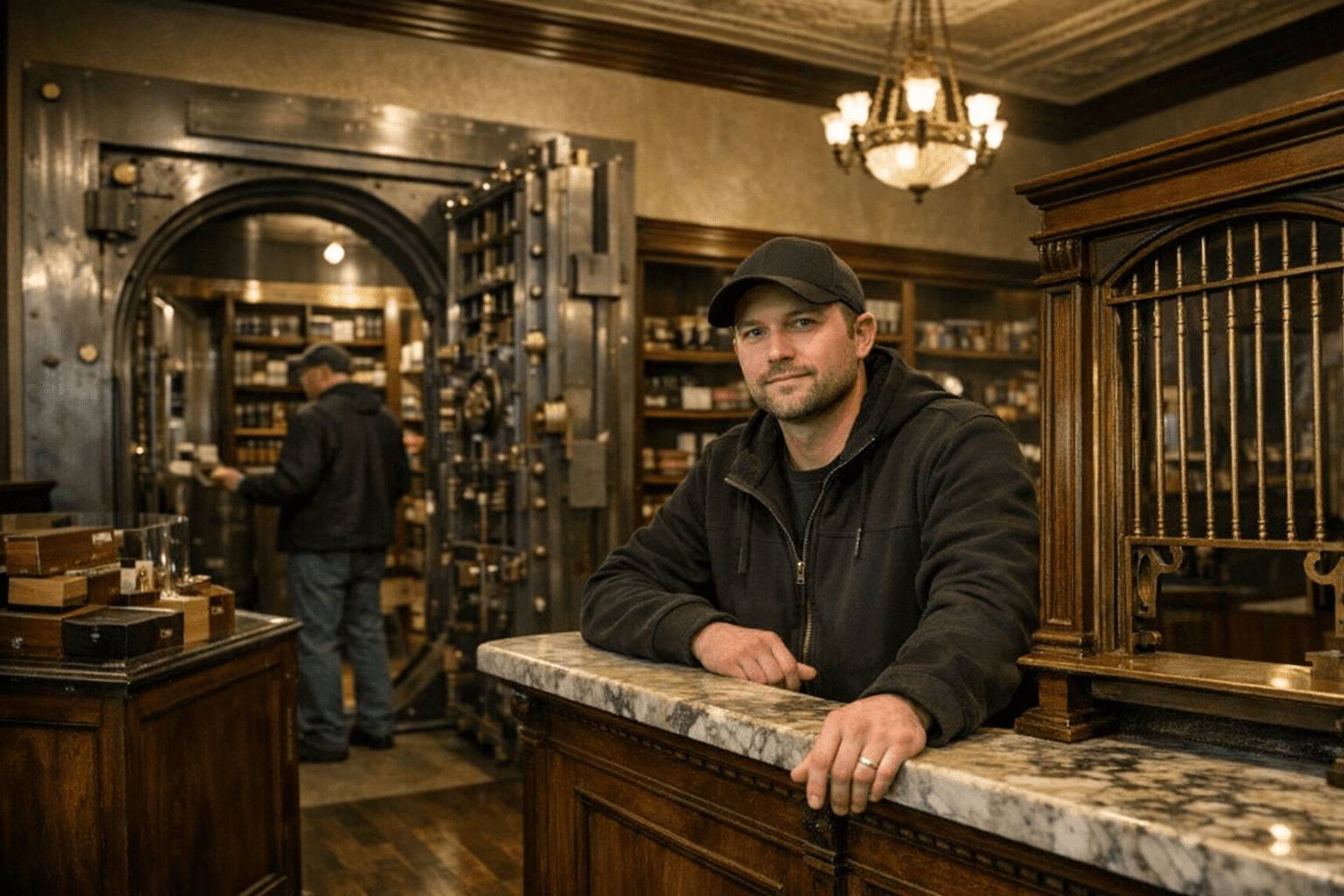 Alex Dodin Opens Perham Tobacco in Restored Downtown Bank Building, Preserving History