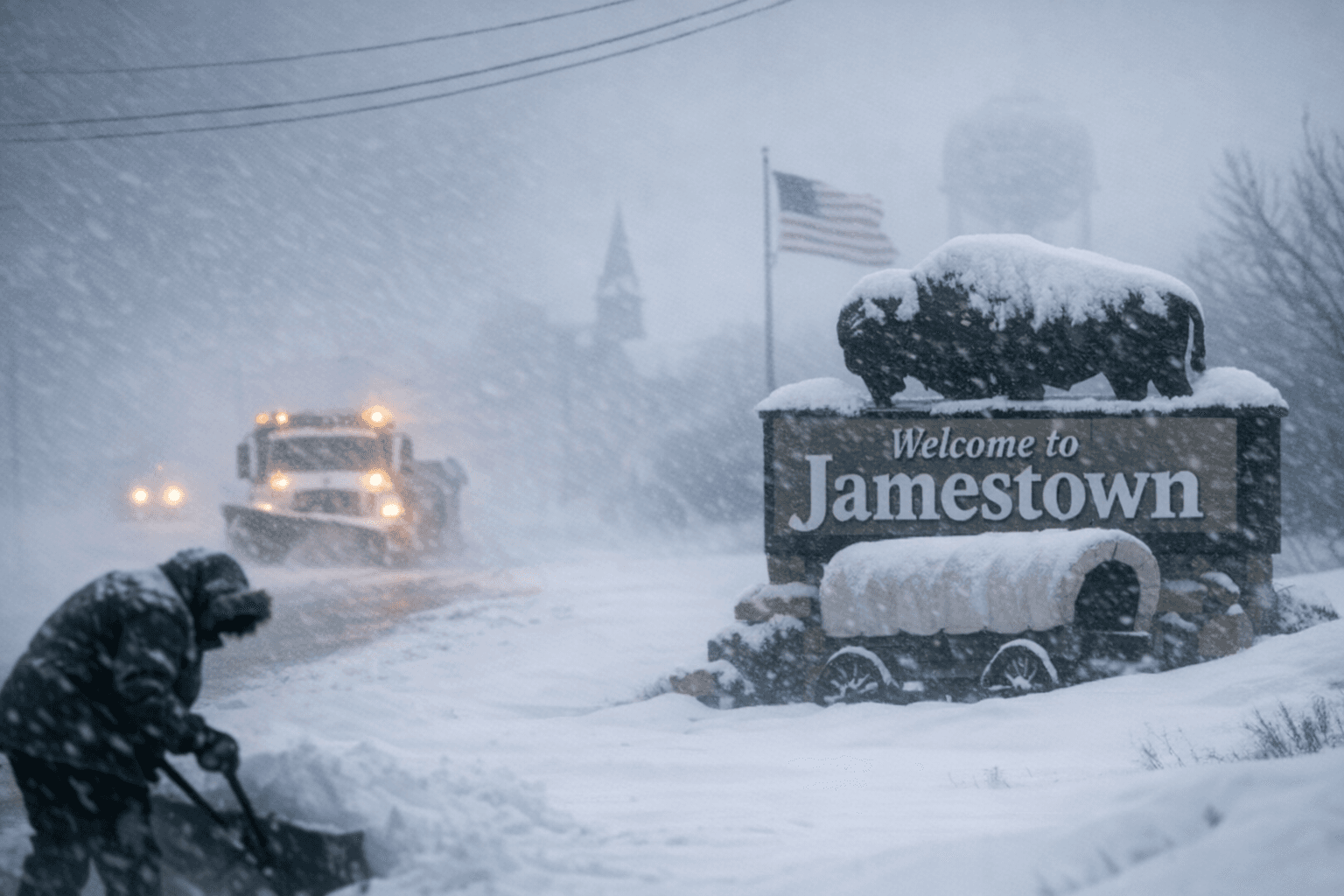 Winter Storm to Impact Stutsman County; Jamestown Forecast 3 to 6 Inches