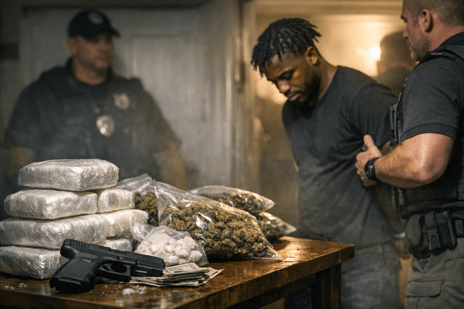 George McKoy Jr. Arrested After Seizure of 754-gram Cocaine, 580-gram Marijuana