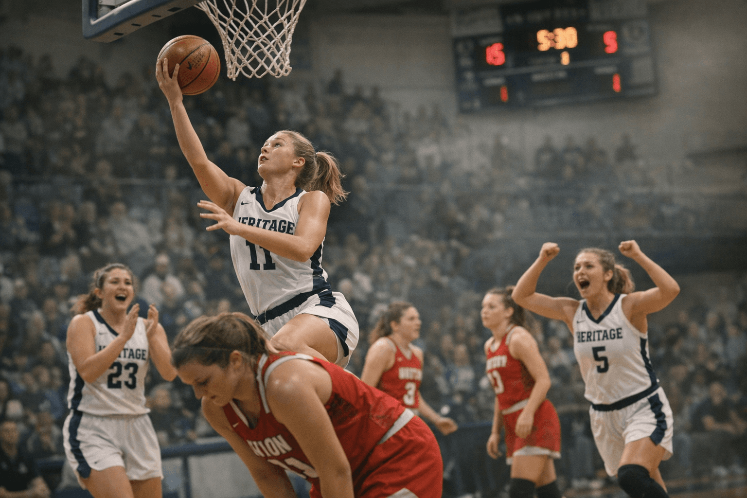 Heritage Christian’s 35-2 Run Routs Union County Patriots 71-29