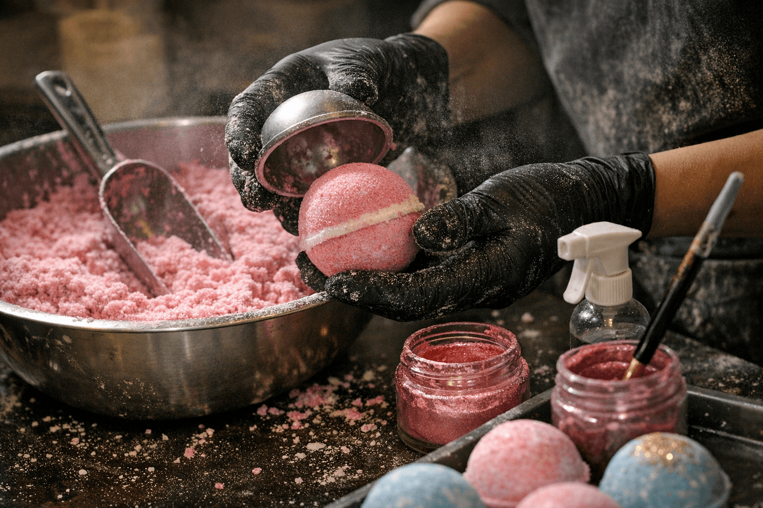 Mastering Molded Bath Bombs: Moisture, Packing, Spray Choice, Unmolding Tips