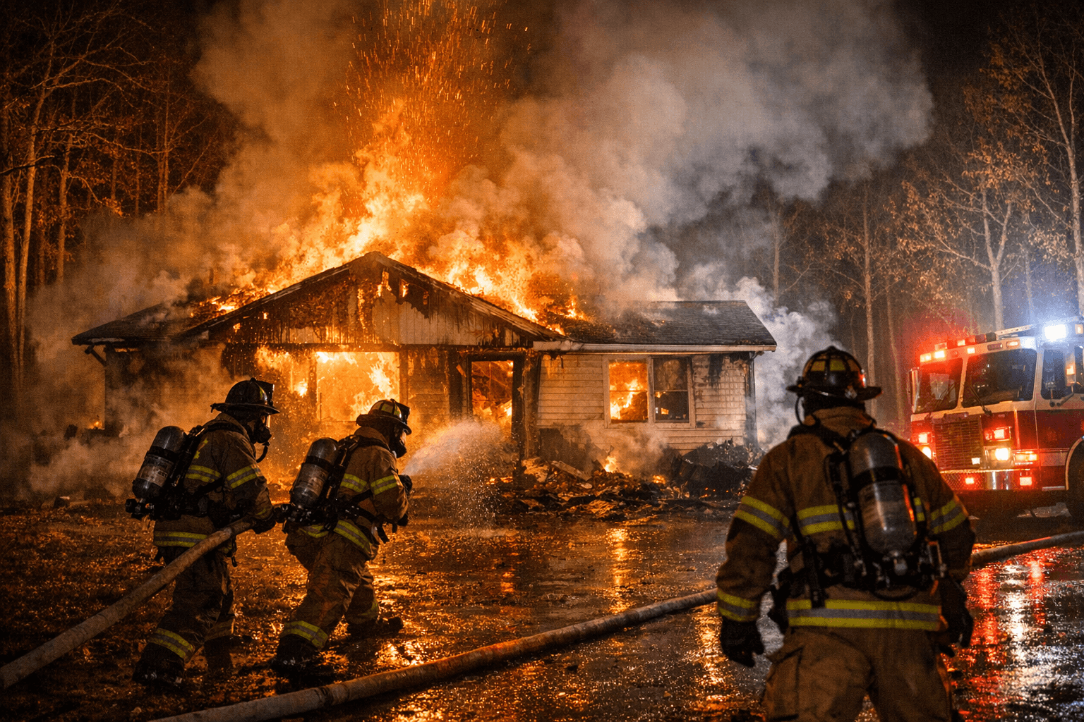 Feb. 14 structure fire reported on Whippoorwill Road in Goochland County