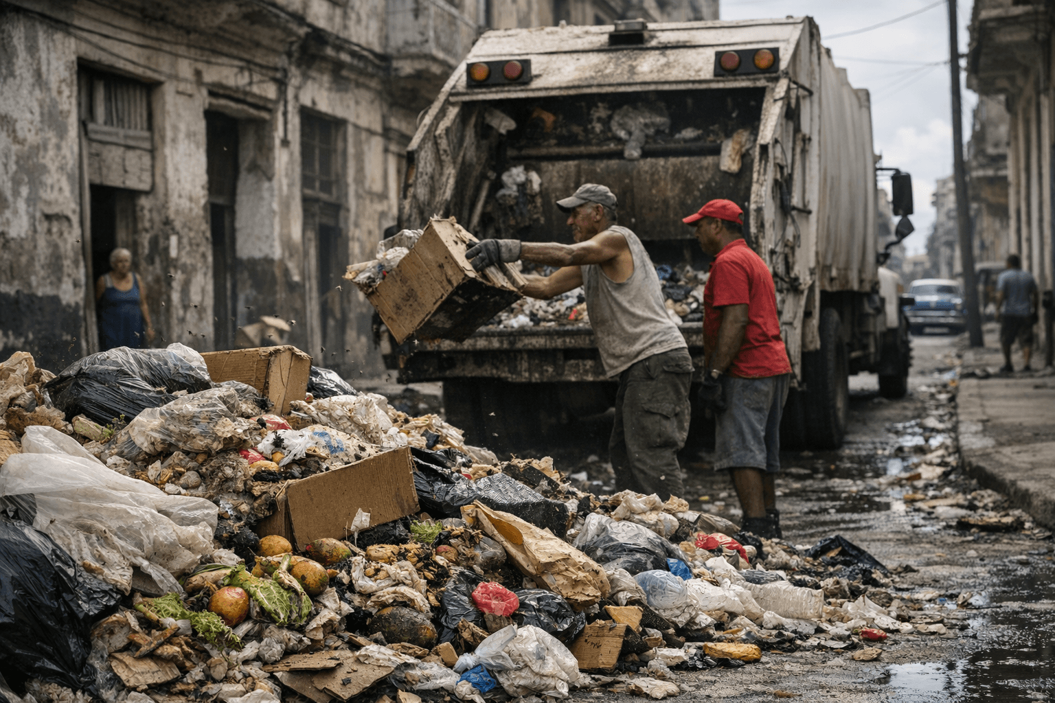 Fuel Shortage Leaves Havana With Only 44 of 106 Garbage Trucks Operating