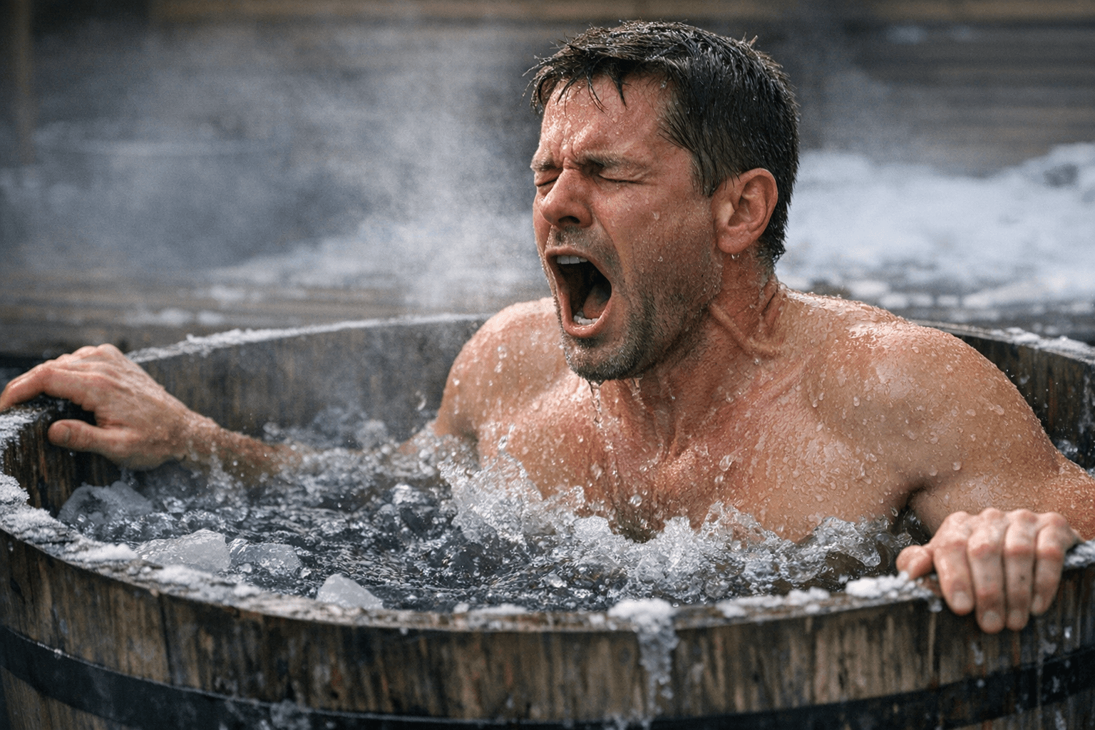 First 30 Seconds of a Cold Plunge: Rapid Breathing, Heart-Rate Surge