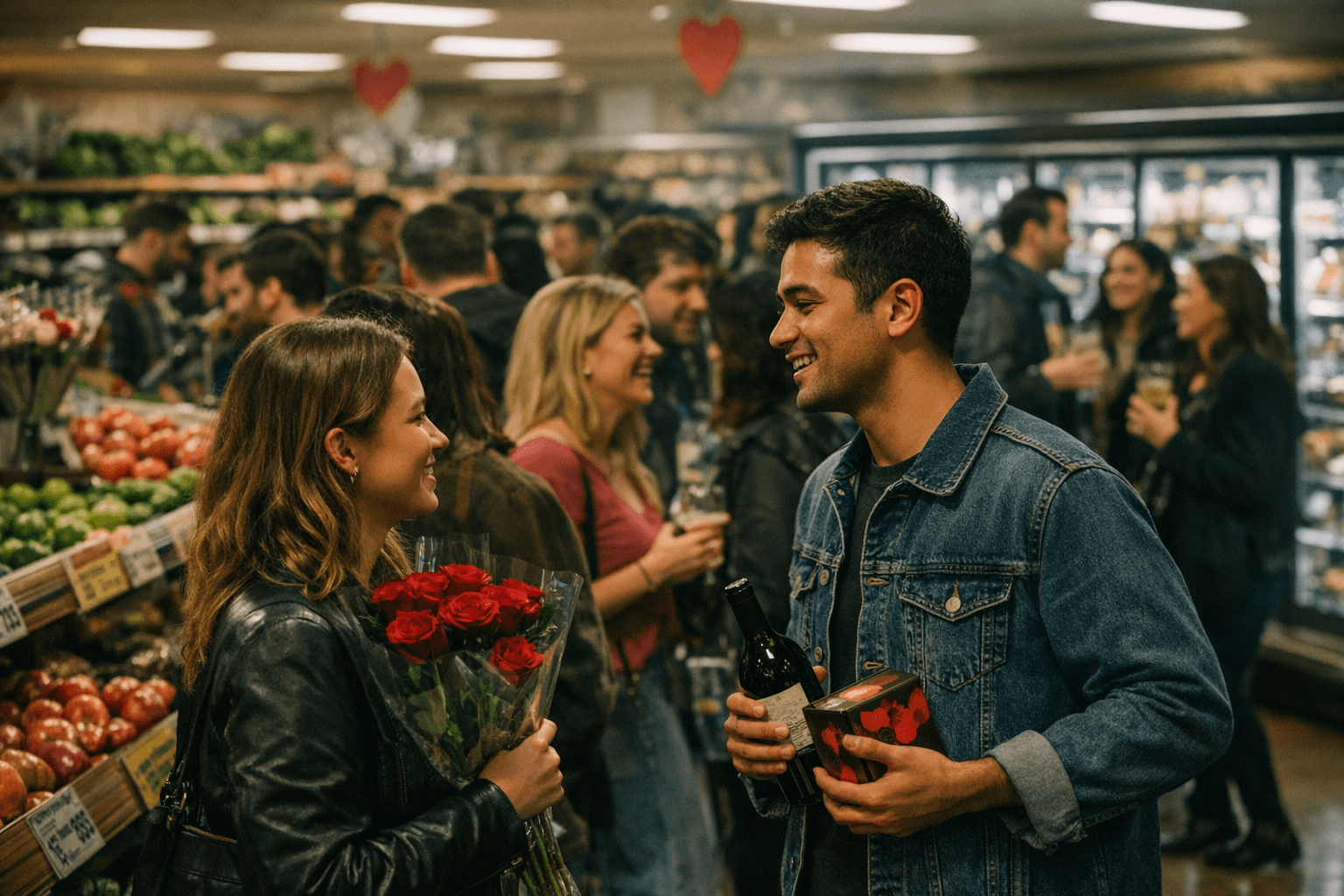 Hundreds of Singles Turn Hayes Valley Trader Joe’s Into Valentine's Mixer