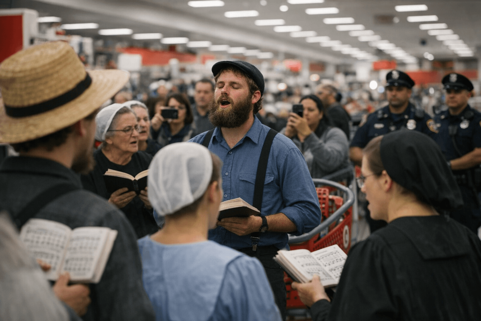 Mennonite Action-Led Hymn-Sings Spread to Target Stores Nationwide