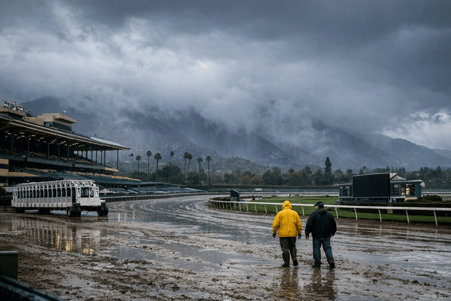 Santa Anita Postpones Presidents’ Day Racing Card Ahead of Major Storm