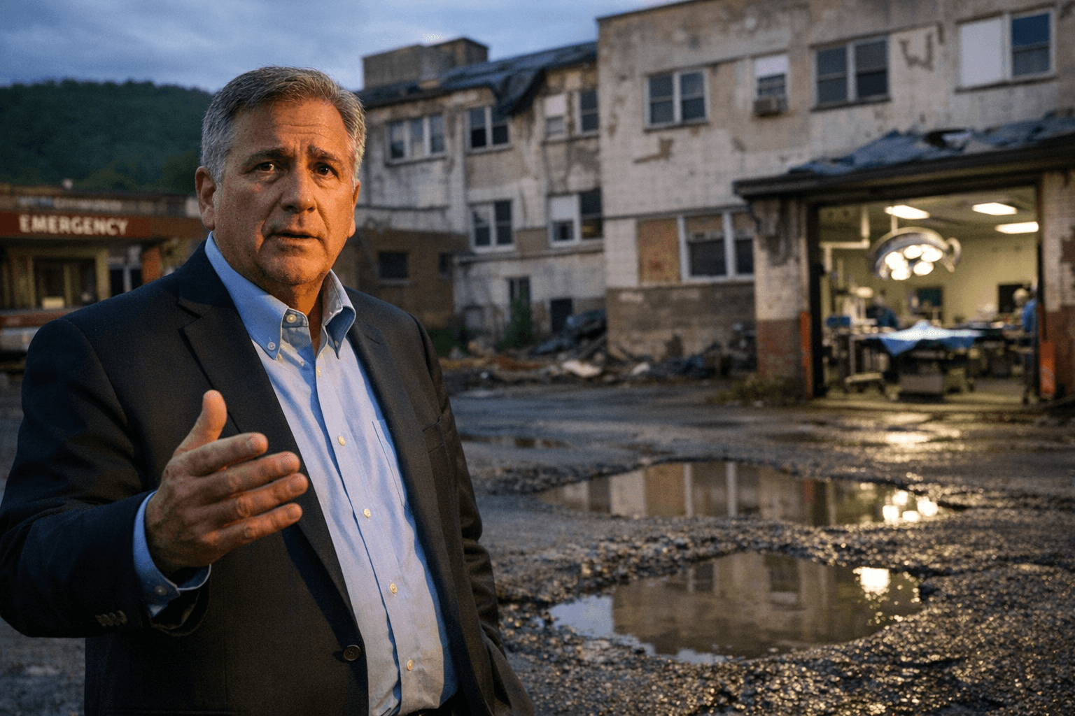 Michael Caruso Urges Funding to Fix Deferred Maintenance at Welch Hospital