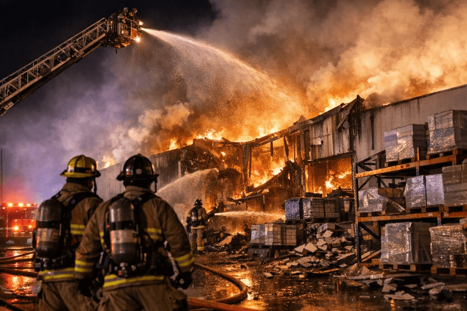 Suspected Arson Blaze Damages A&T Ceramic Tile Shop at McKinley and Blackstone