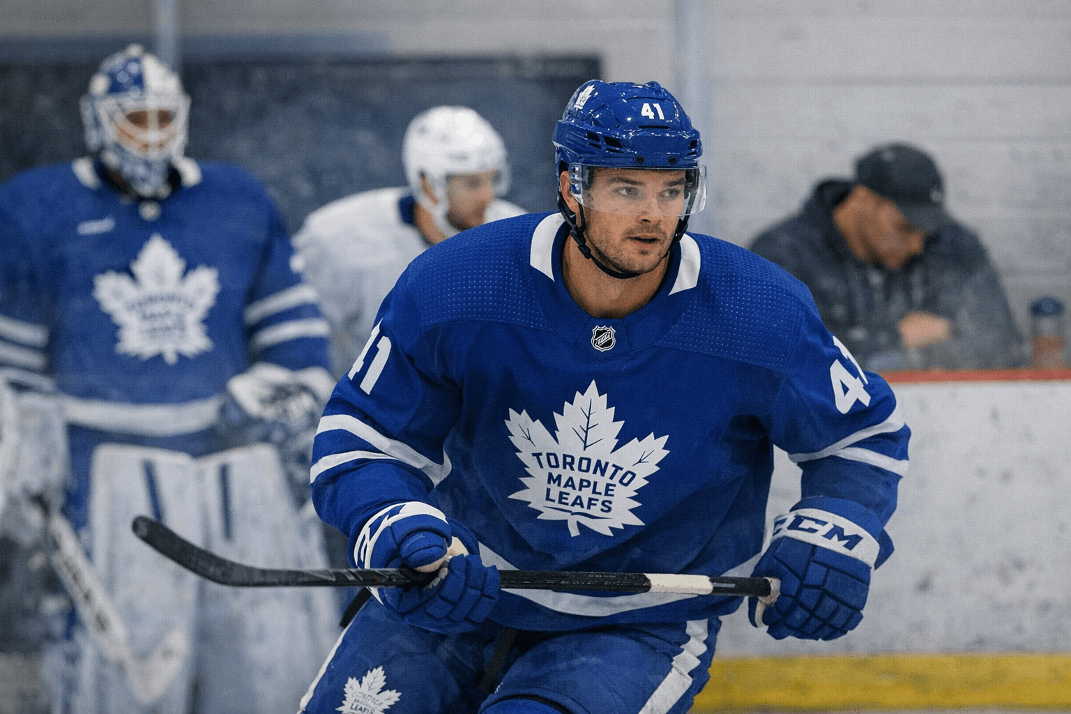 Maple Leafs Recall Bo Groulx From Marlies After Domi, Woll Miss Practice