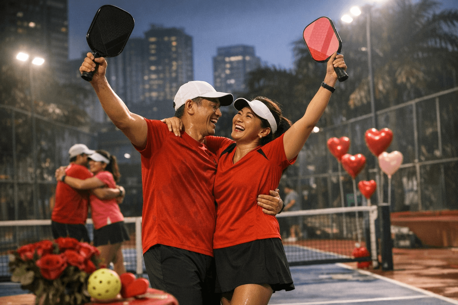 Jakarta Hosts First VATA Couples Valentine Pickleball Tournament for Married Teams