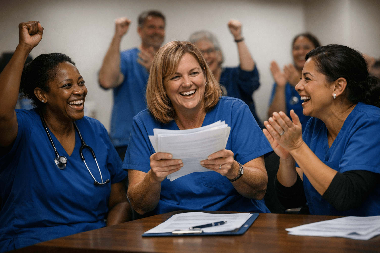 Vineland Bishop McCarthy Center Nurses Unanimously Ratify Three-Year Contract with Retroactive Pay