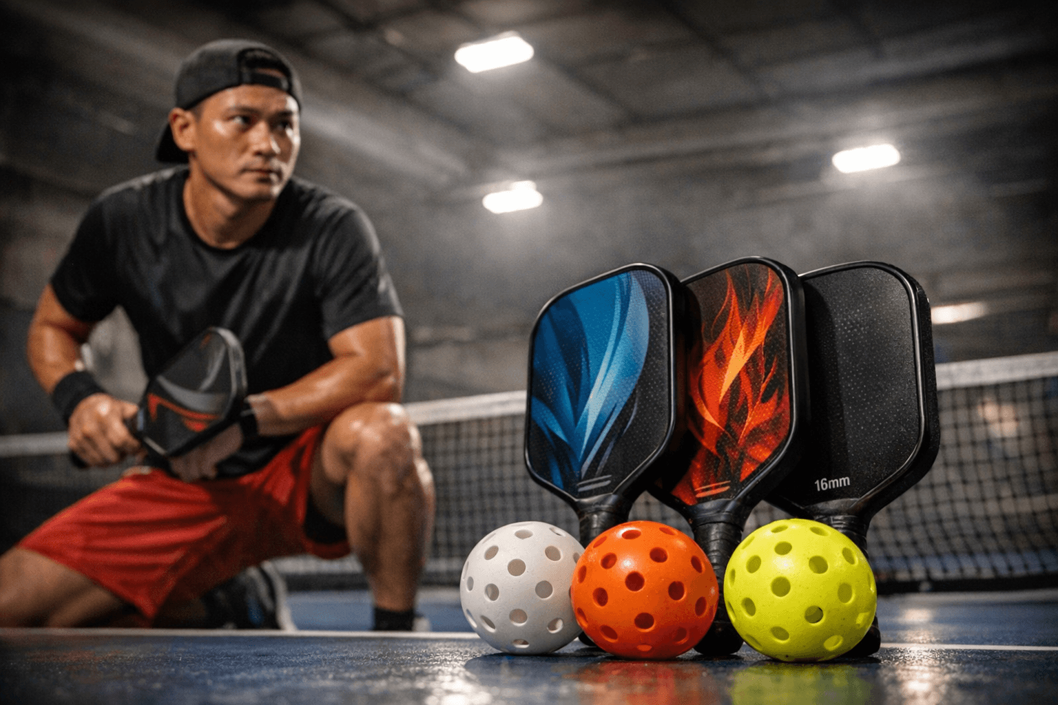 Wika Pickleball launches Quang Duong QD Air, QD Fire, 48-hole ball