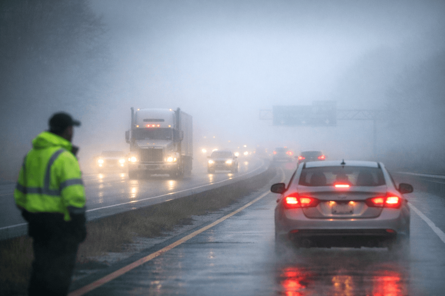 Dense Fog Advisory Until 10 a.m. Creates Hazardous Travel in Guilford County