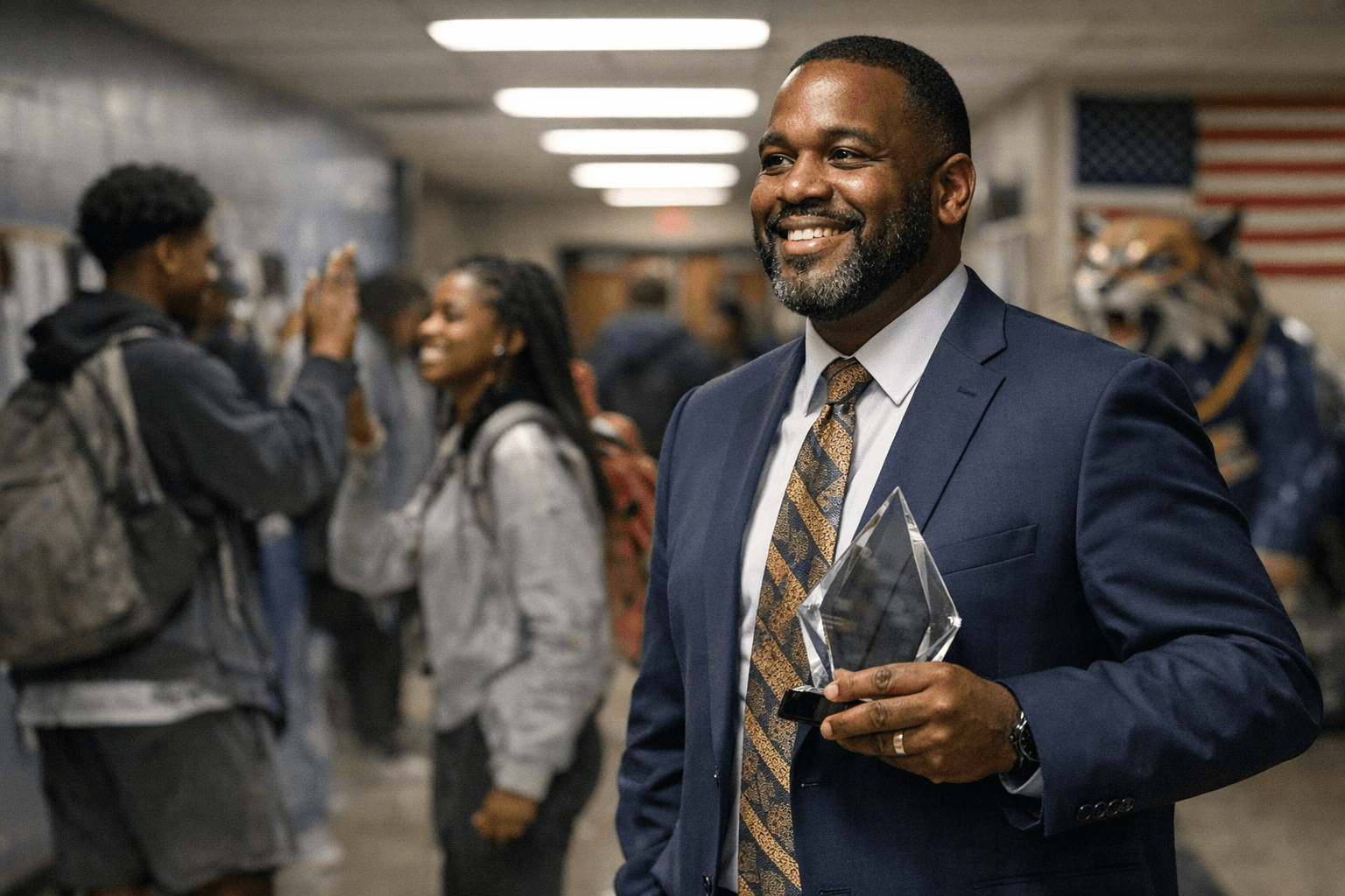 Eastern Guilford High Principal Named Piedmont Triad Winner, Wells Fargo NC Finalist