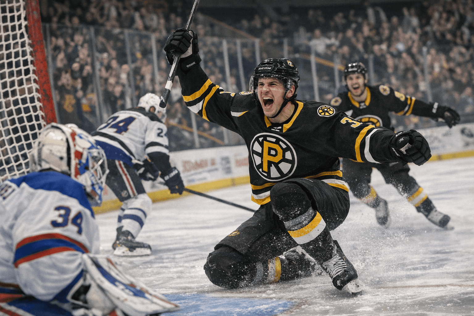 Brunet OT Goal Gives Providence 3-2 Win, Ties Franchise Record