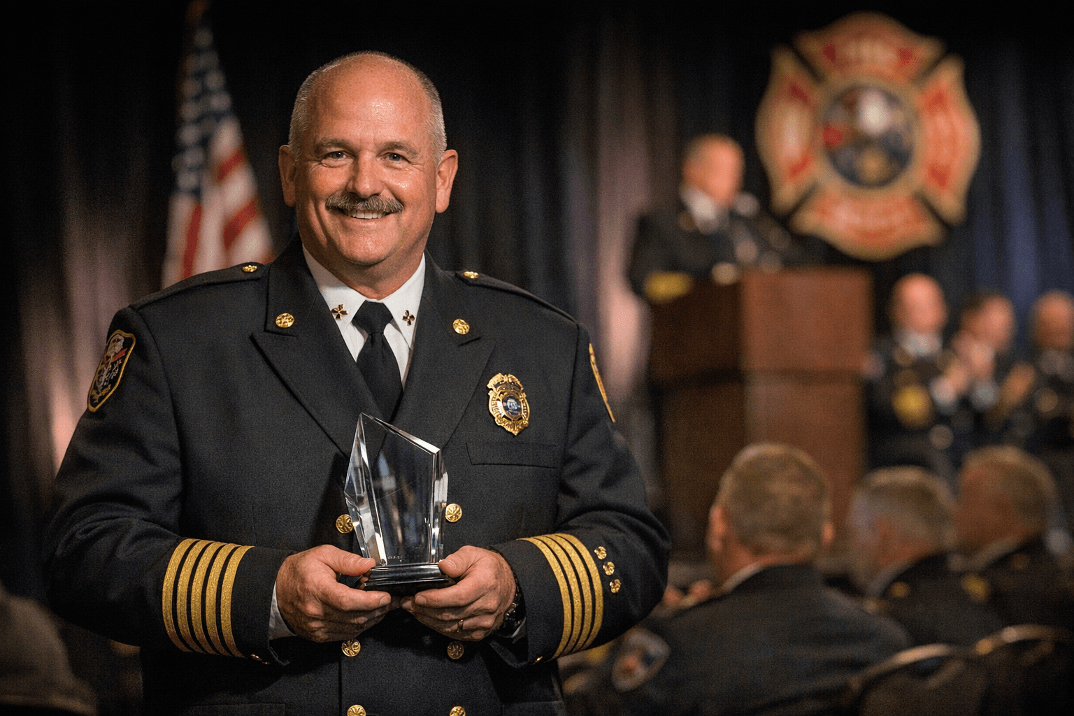 Goochland Fire Chief Eddie Ferguson Named Virginia Chief Officer of the Year
