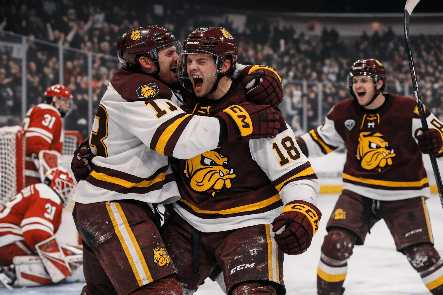 Duluth Bulldogs rally past Miami 5-2 in Hoagie tribute