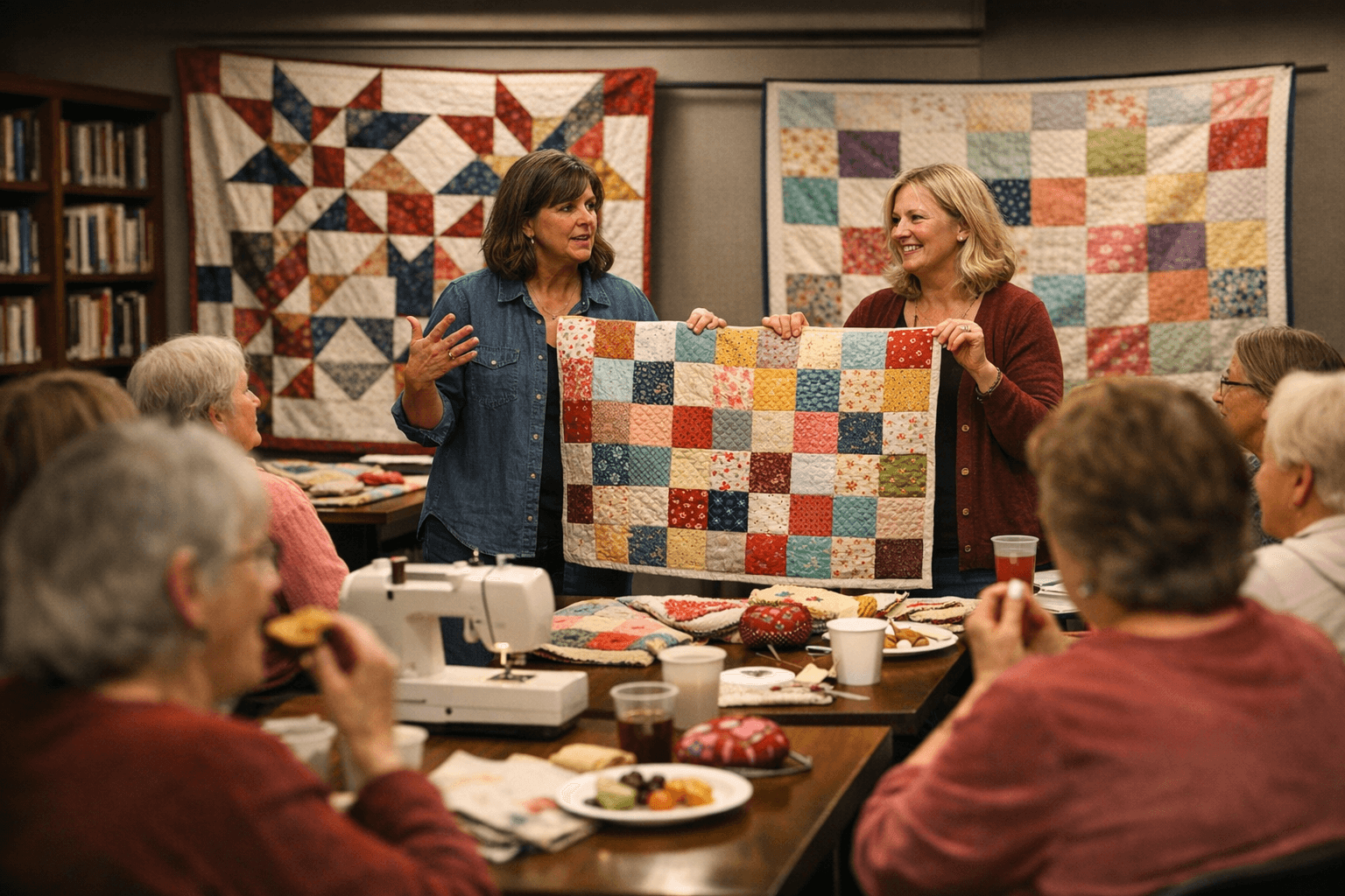 Tell City Hosts Quilting Q&A Stitch & Snack with Pretty Simple Quilts