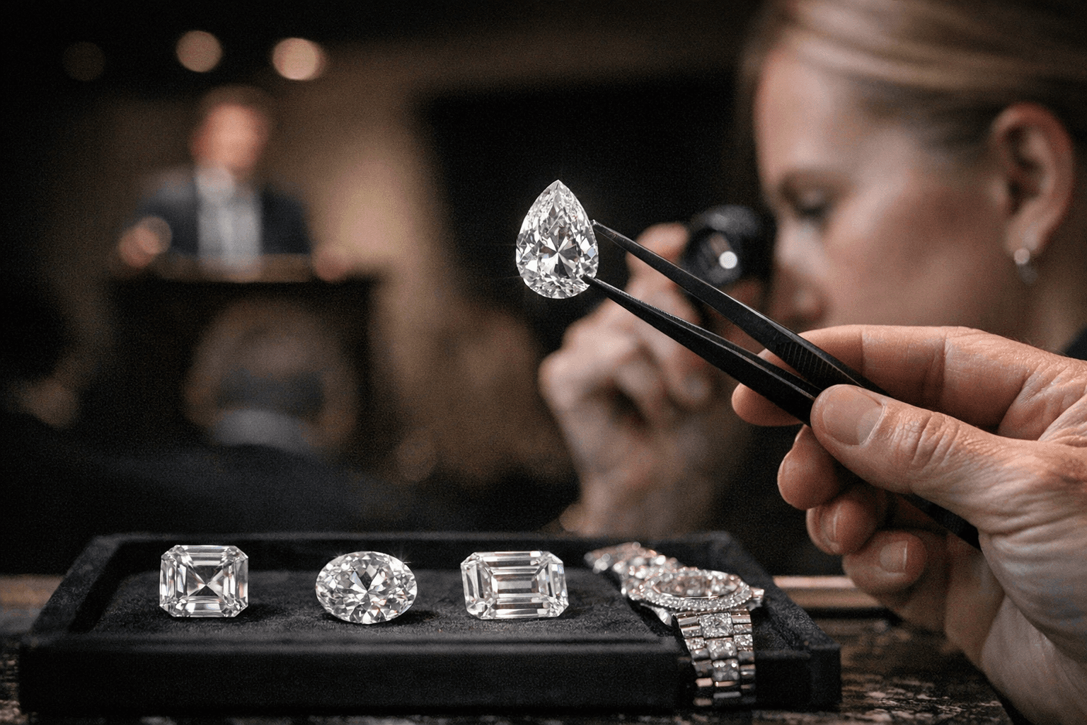 Sotheby’s The Gem Drop Feb 9-12 lists diamond lots with $35k-$500k estimates