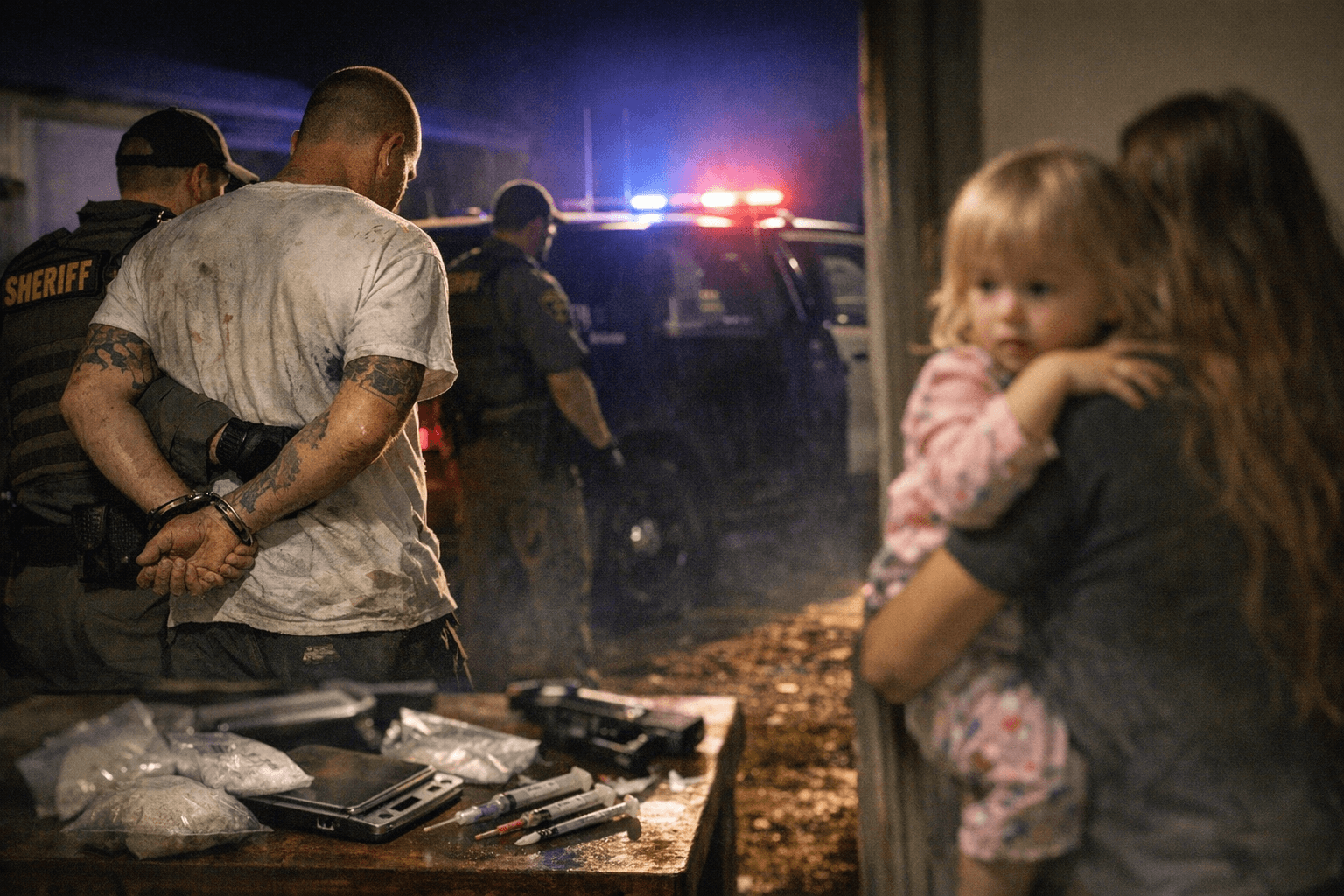 Humboldt County Sheriff's Office Arrests Convicted Felon on Narcotics, Child Endangerment Charges