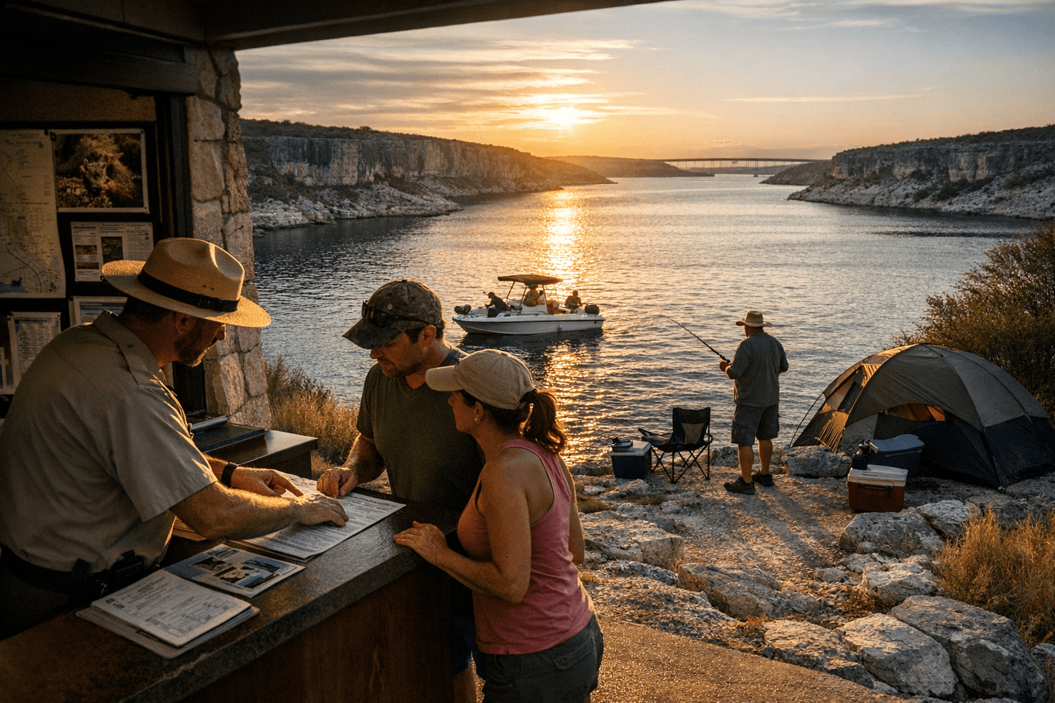 What to Know About Permits and Visitor Resources at Amistad NRA