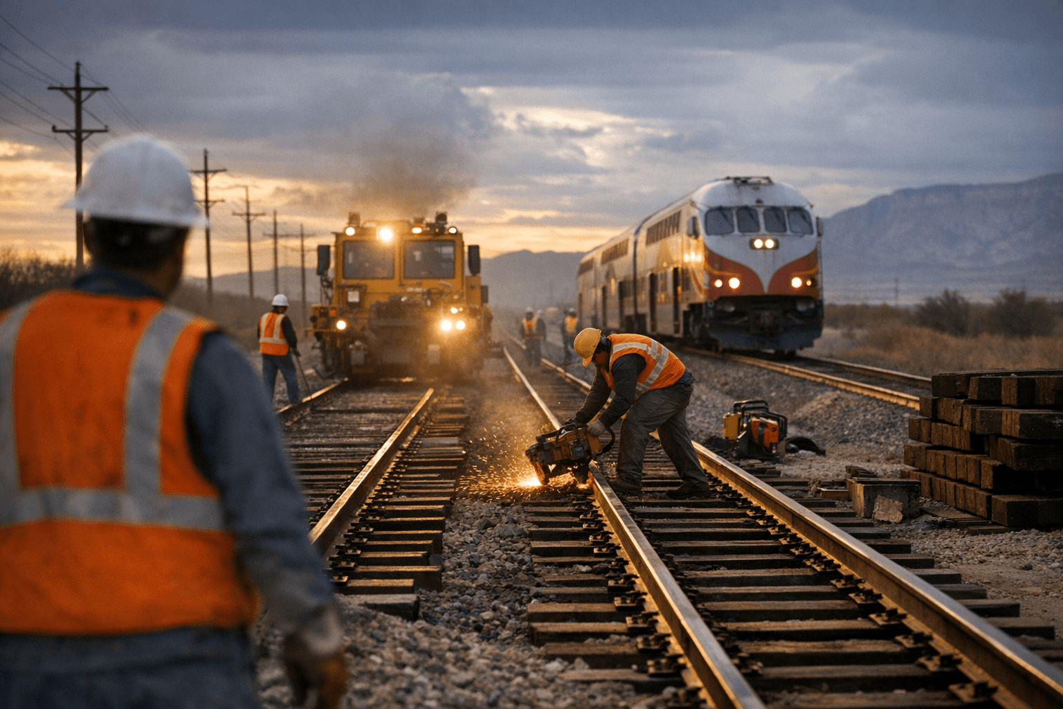Track work between Los Lunas and Belen starts Feb. 24, minor delays