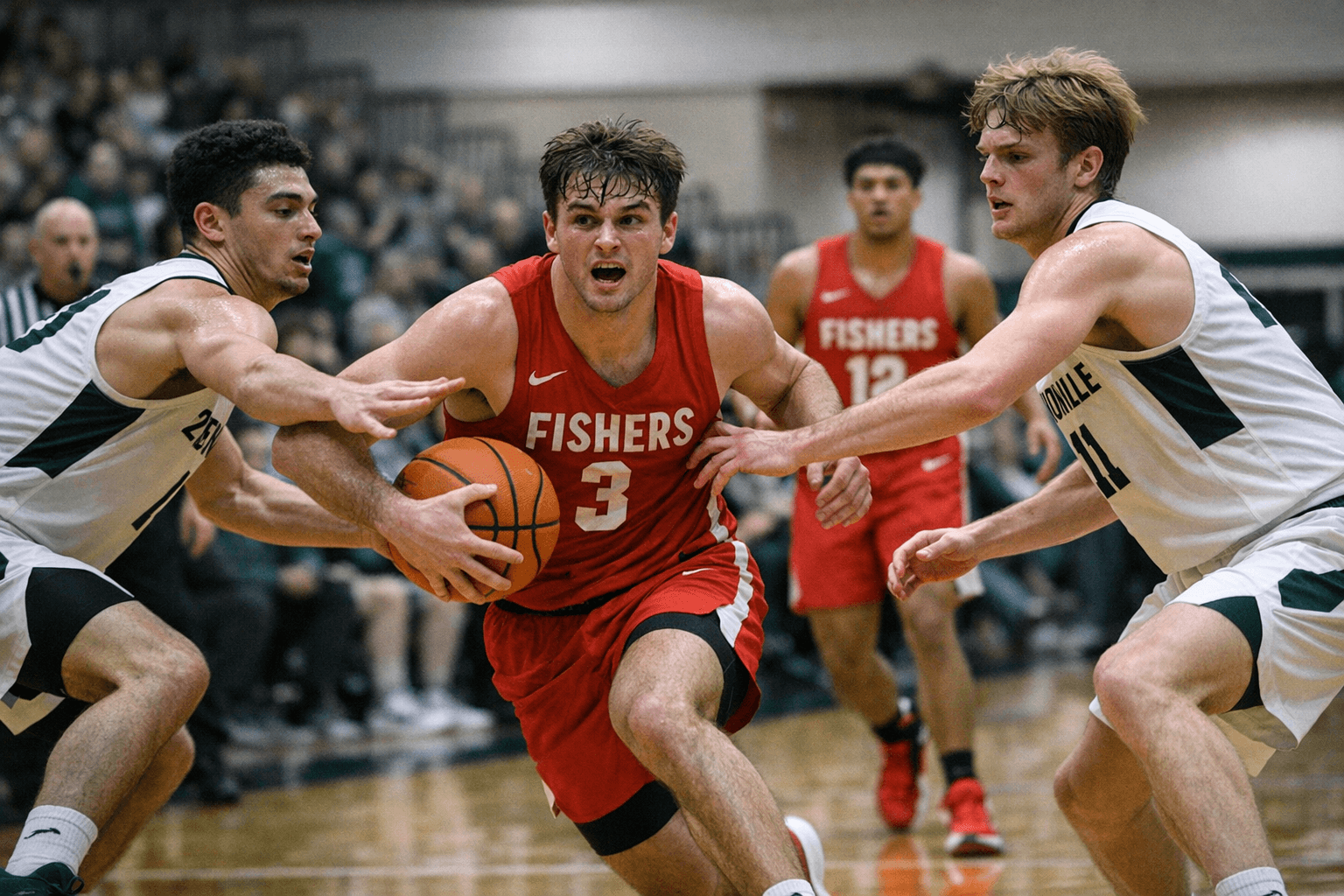 Top-Ranked Fishers Cruises to 66-42 Win at Zionsville With Balanced Attack