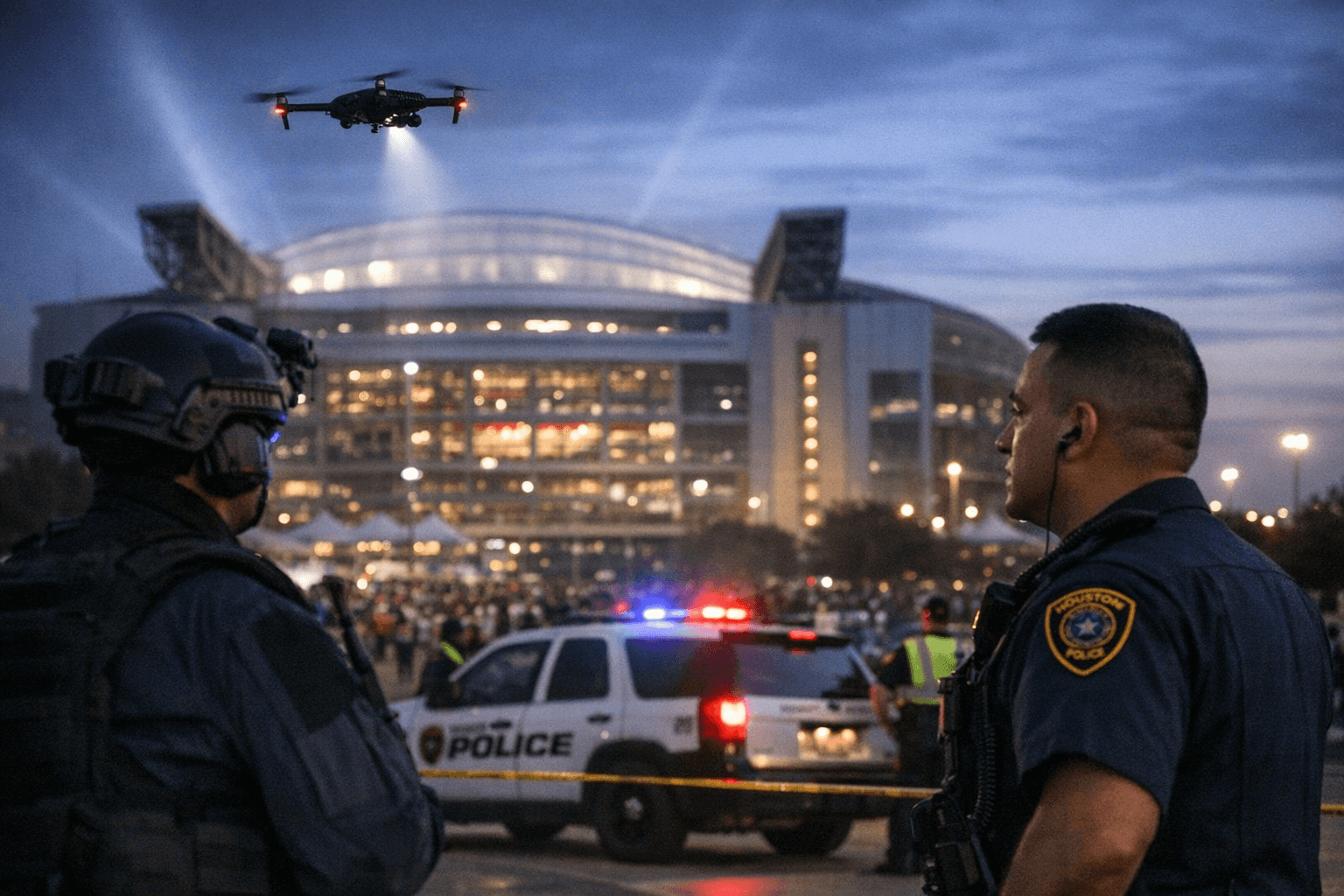 Houston seeks $64.6M federal grants for World Cup police overtime, drone detection