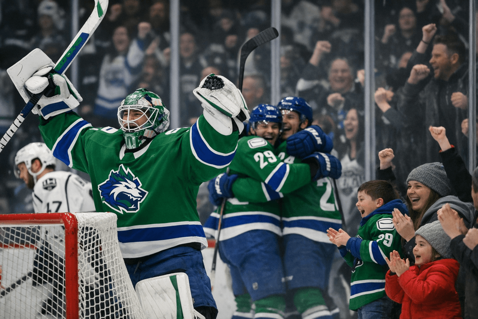 Abbotsford Completes Weekend Sweep of Reign with 5-3 Family Day Win