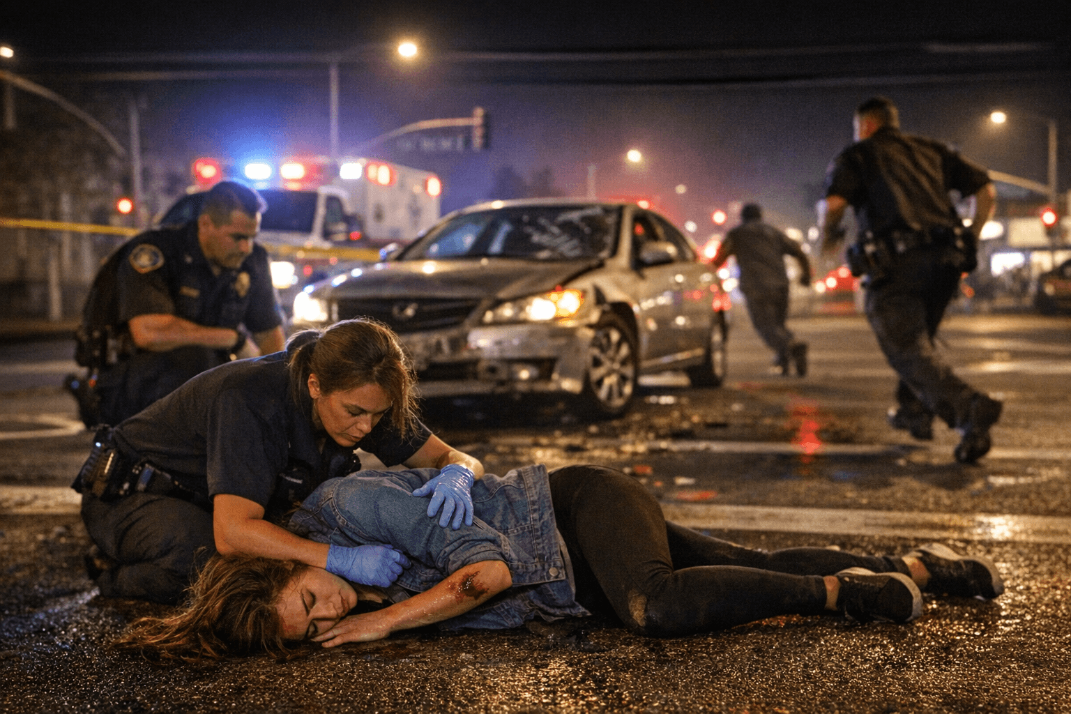 Fresno Woman Struck by Car While Fleeing Robbery Suspect