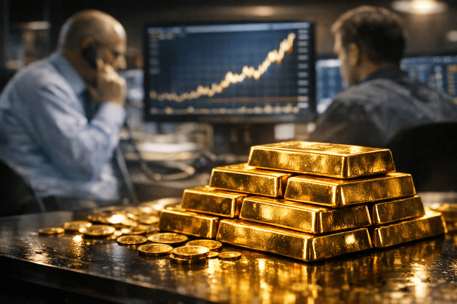 Gold Nears January Record, Trades Around $5,109/oz After 74% Yearly Surge