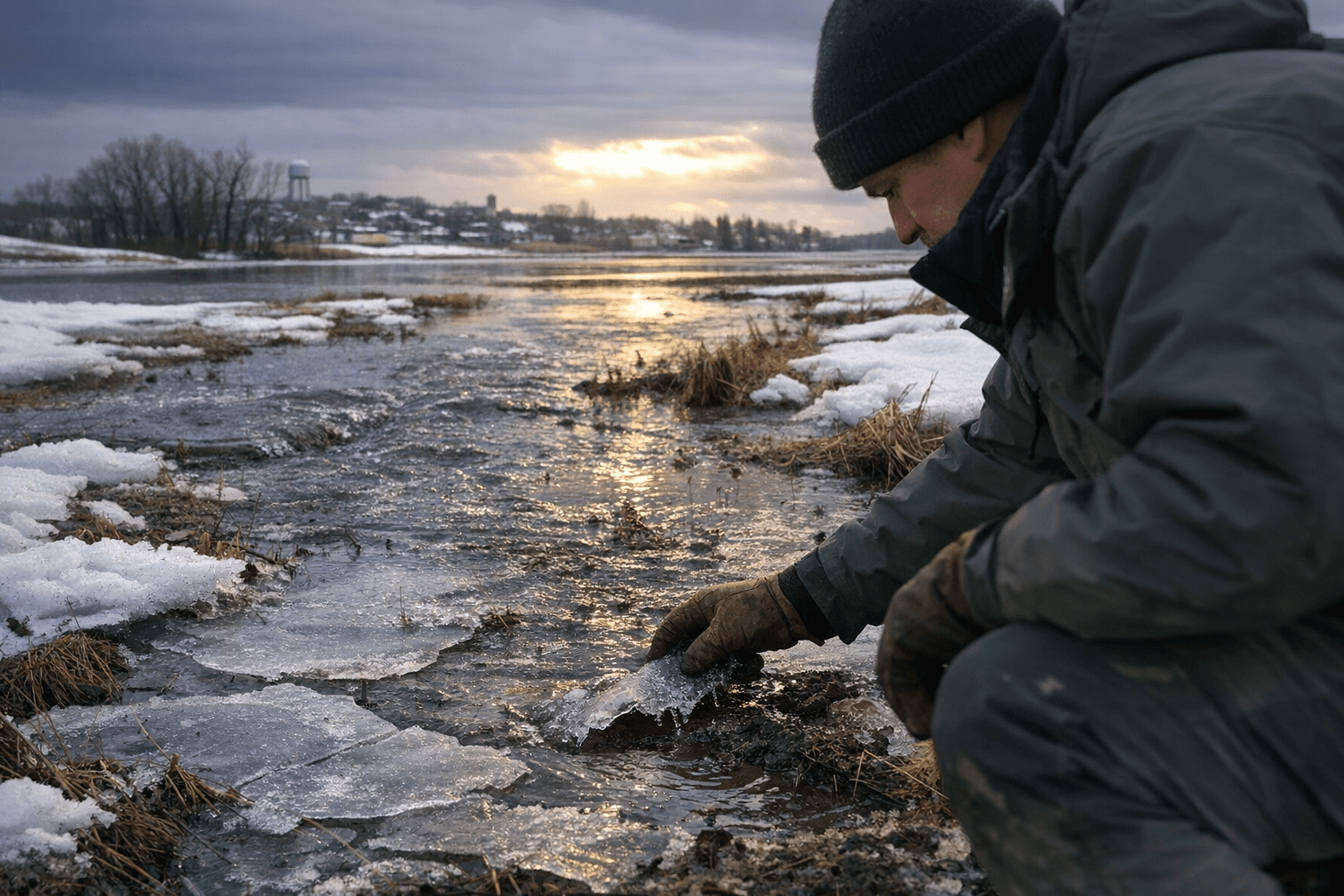 Hydrologist warns frozen soils could increase spring runoff, flooding risk in Jamestown