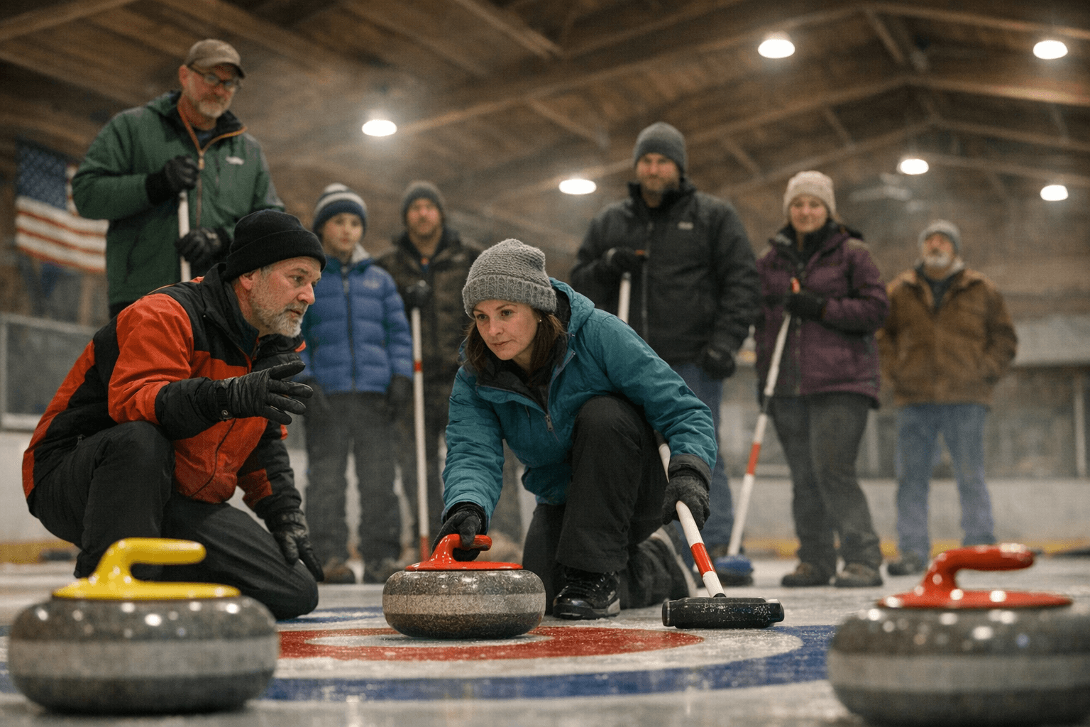 Free Learn to Curl Clinic Draws Visitors to Rico Pavilion