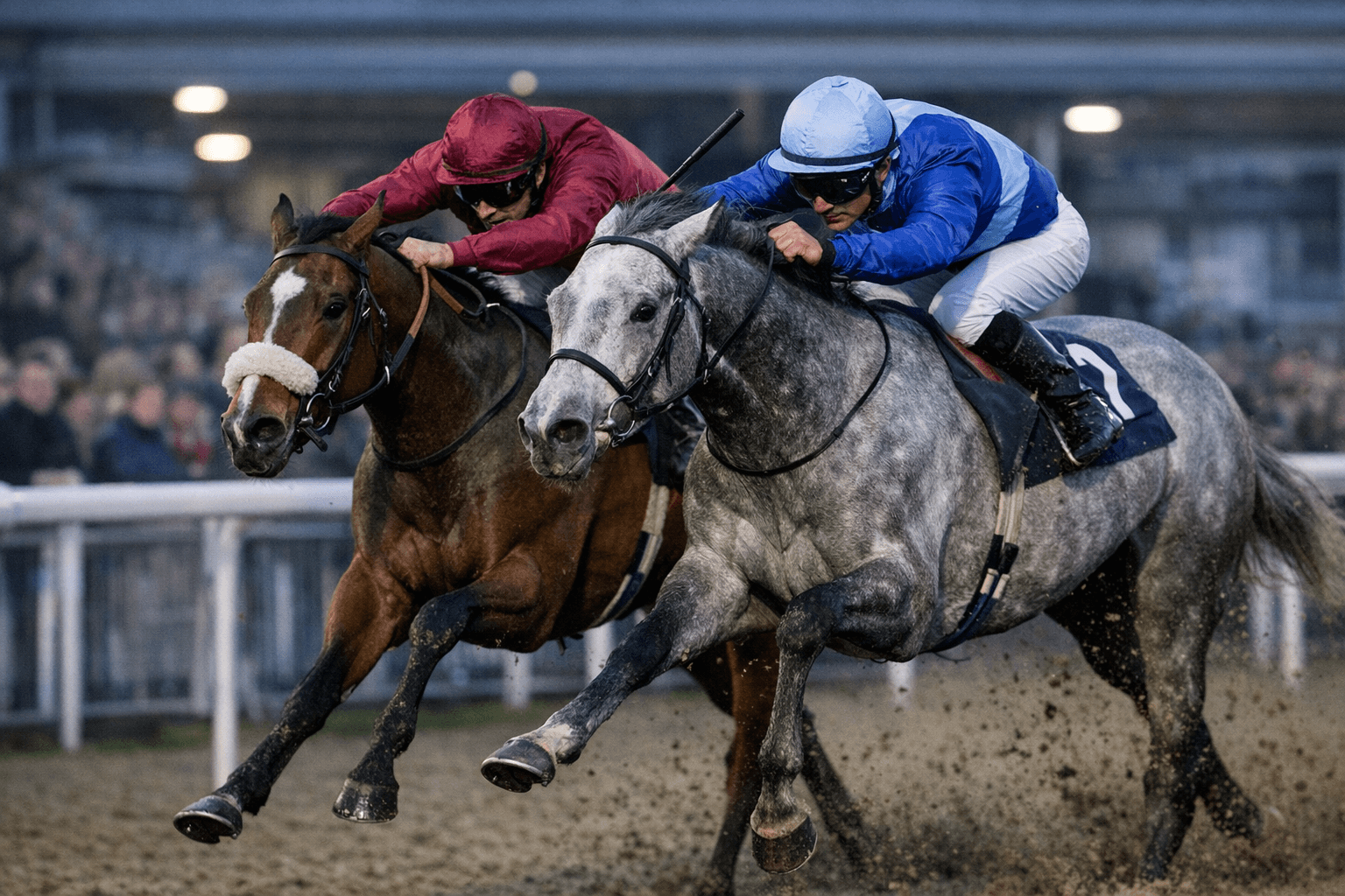 Sky Safari Edges Chancellor by Neck to Win G3 Midnite Winter Derby