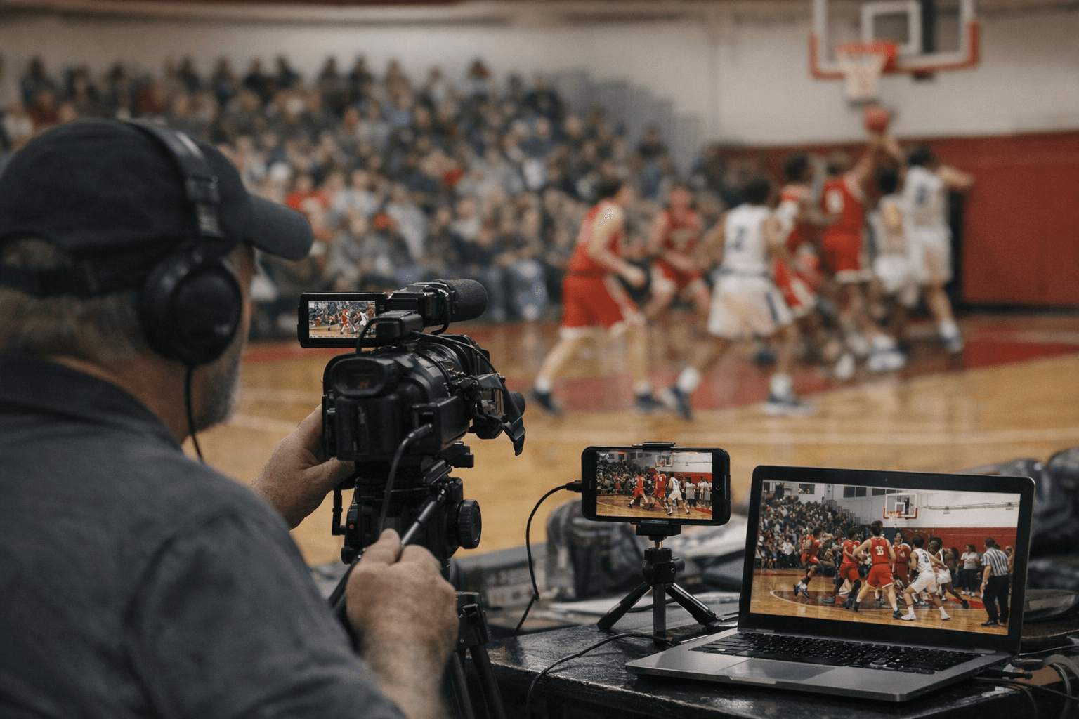 Multiple live streams and full-game uploads capture Bamberg-Ehrhardt February playoffs