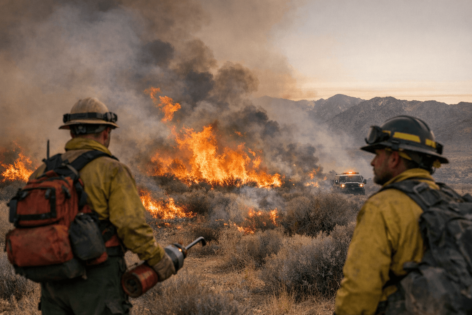 LOWER HORSESHOE RX Burn Active in Nye Feb. 20; Federal Refuge Listed