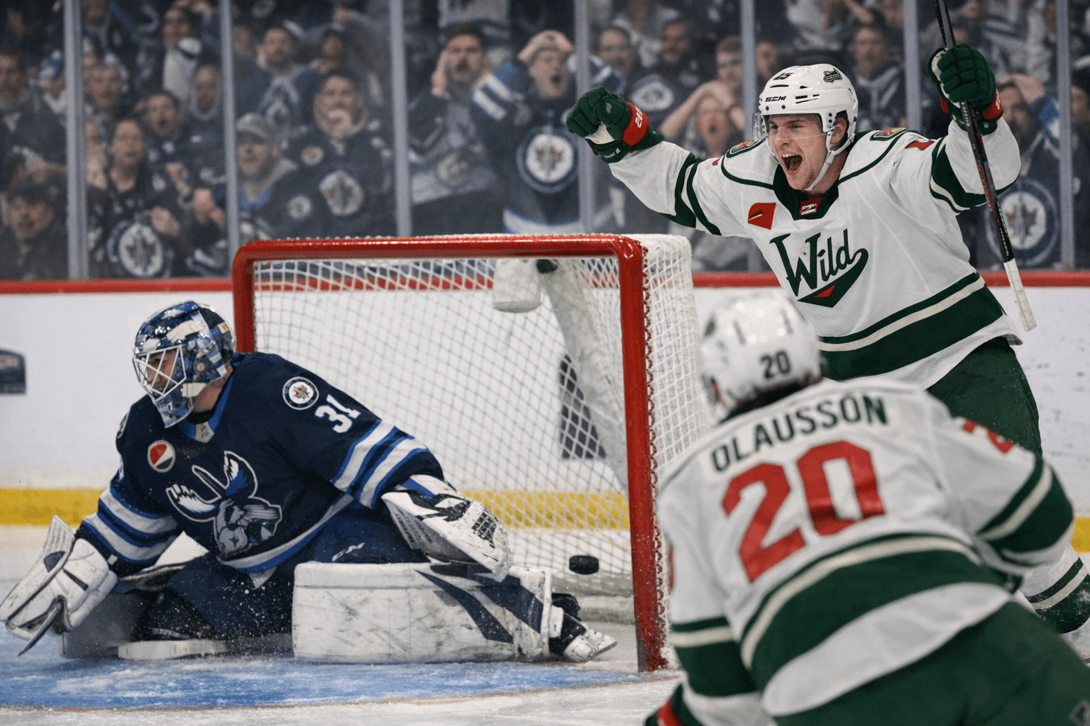 Carson Lambos' 1:55 OT Goal Lifts Iowa Wild Past Moose 3-2