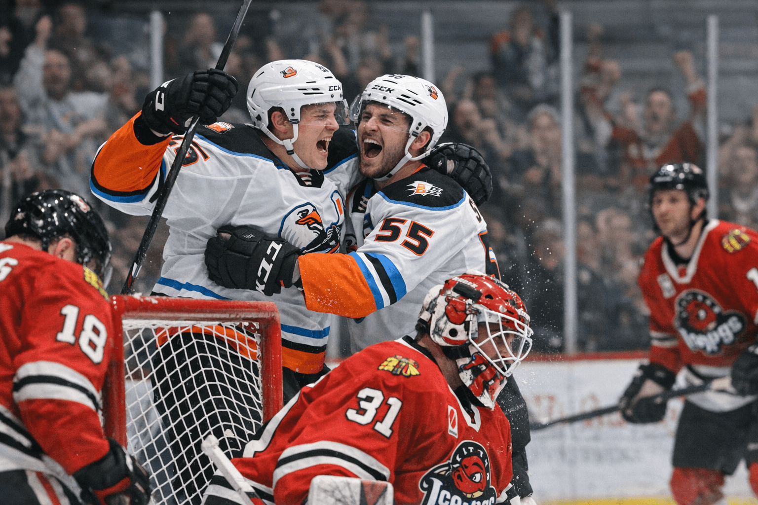 Gulls' Perfect Power Play Fuels 5-4 Comeback Over IceHogs at BMO Center