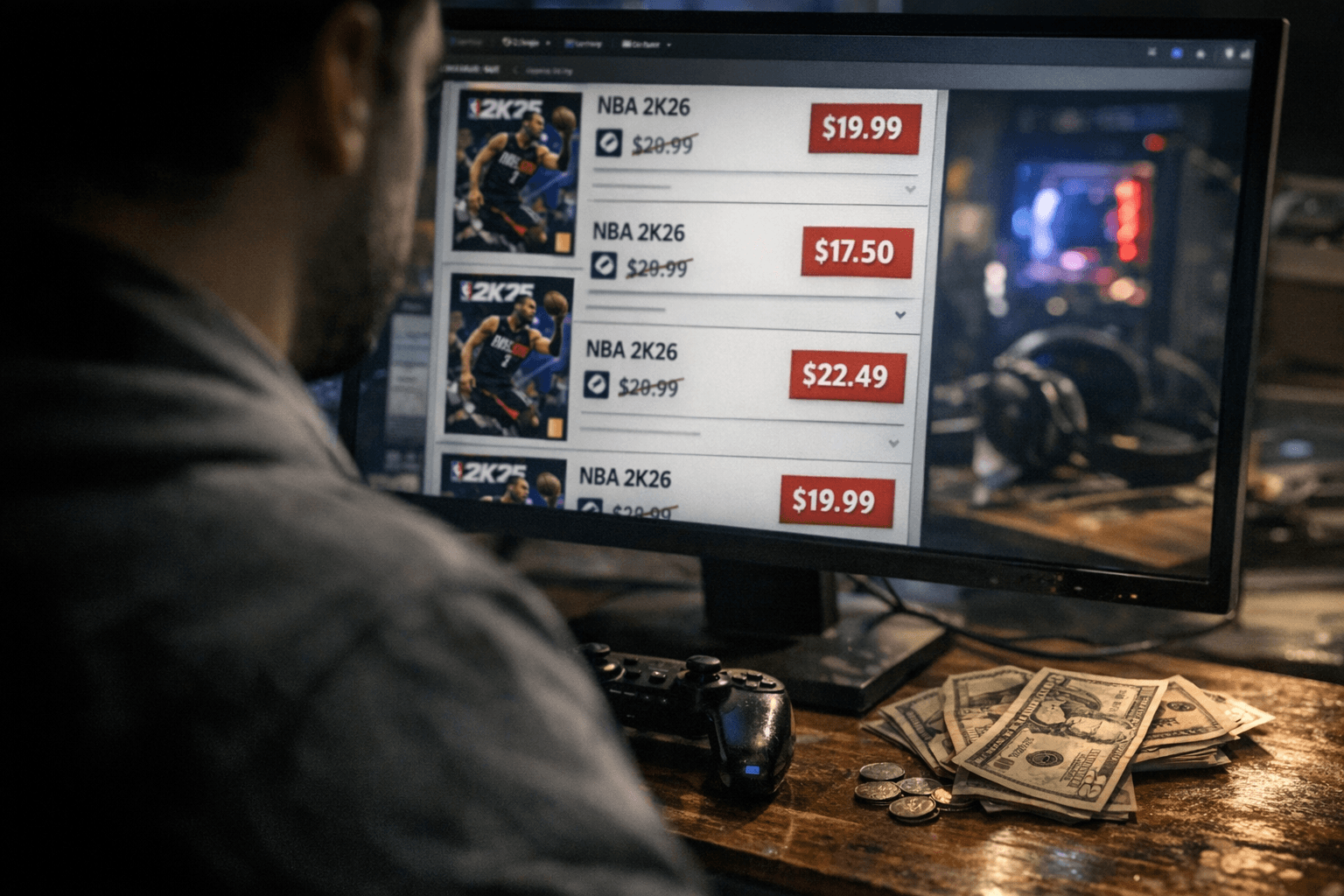 CDKeysForGames February 22 snapshot finds NBA 2K26 Steam keys deeply discounted