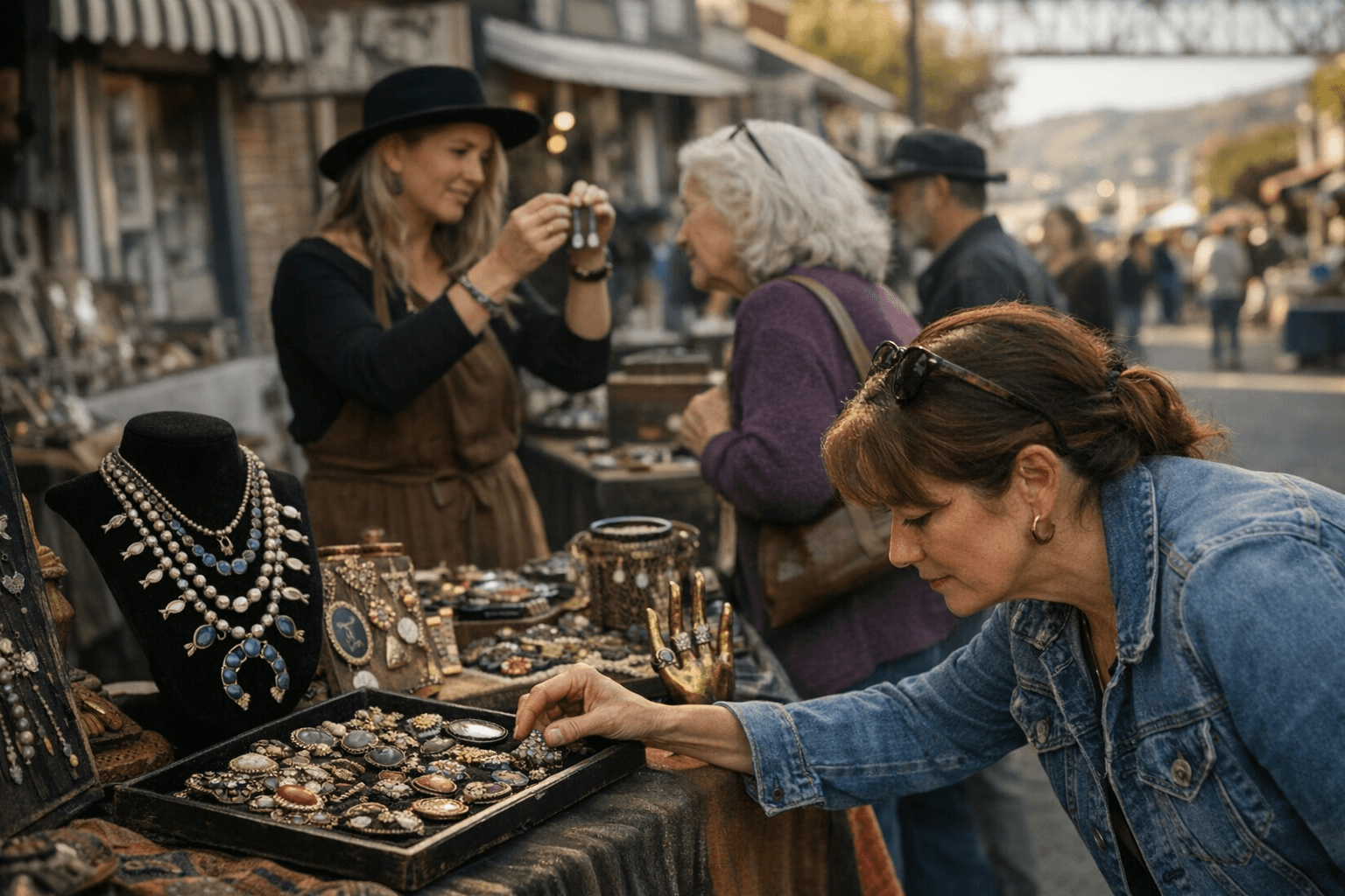 Crockett Shopping Stroll Spotlights Local Vintage Jewelry and Artisan Makers