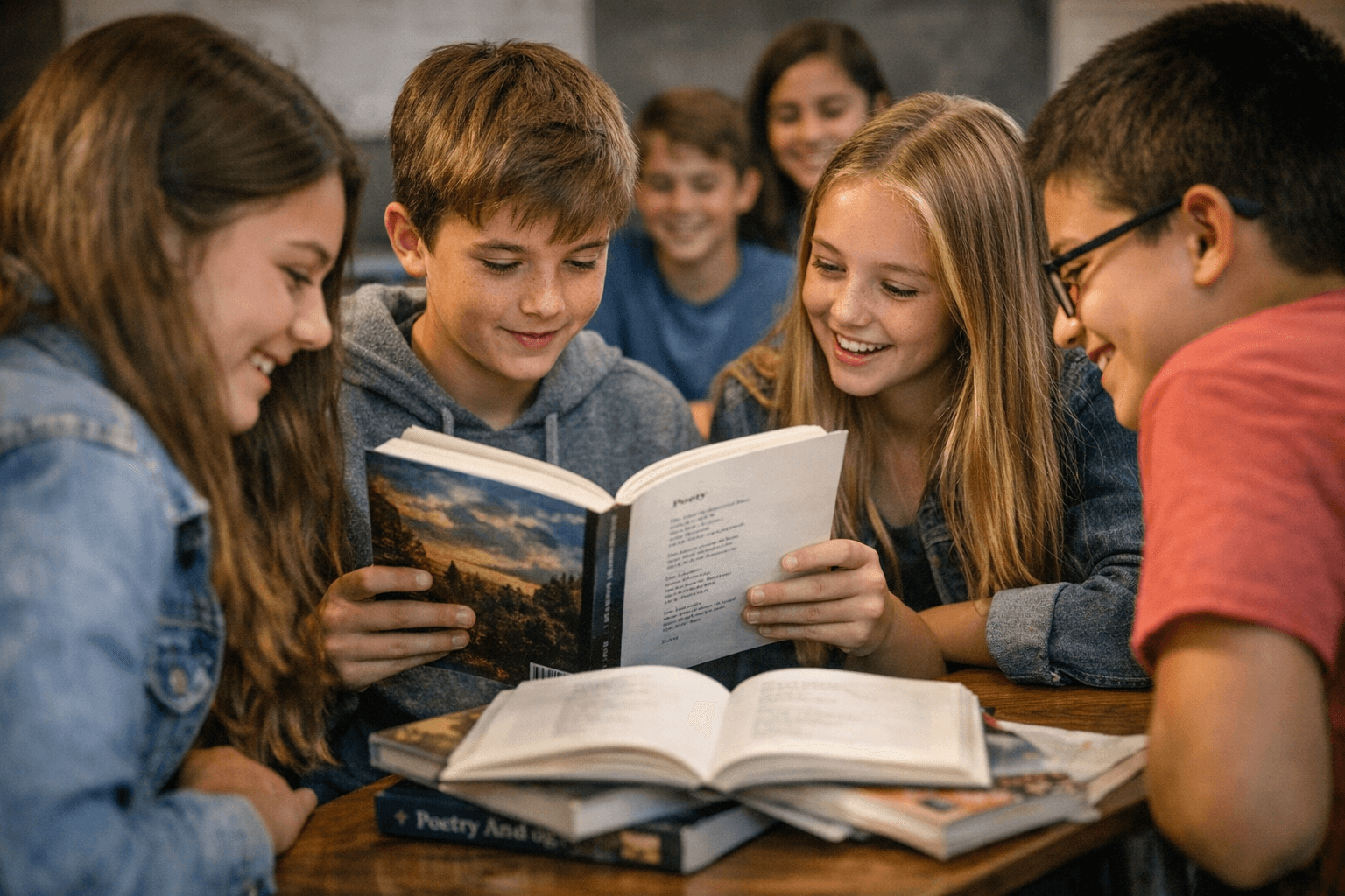 Piñon Hills Academy students included in American Library of Poetry collection