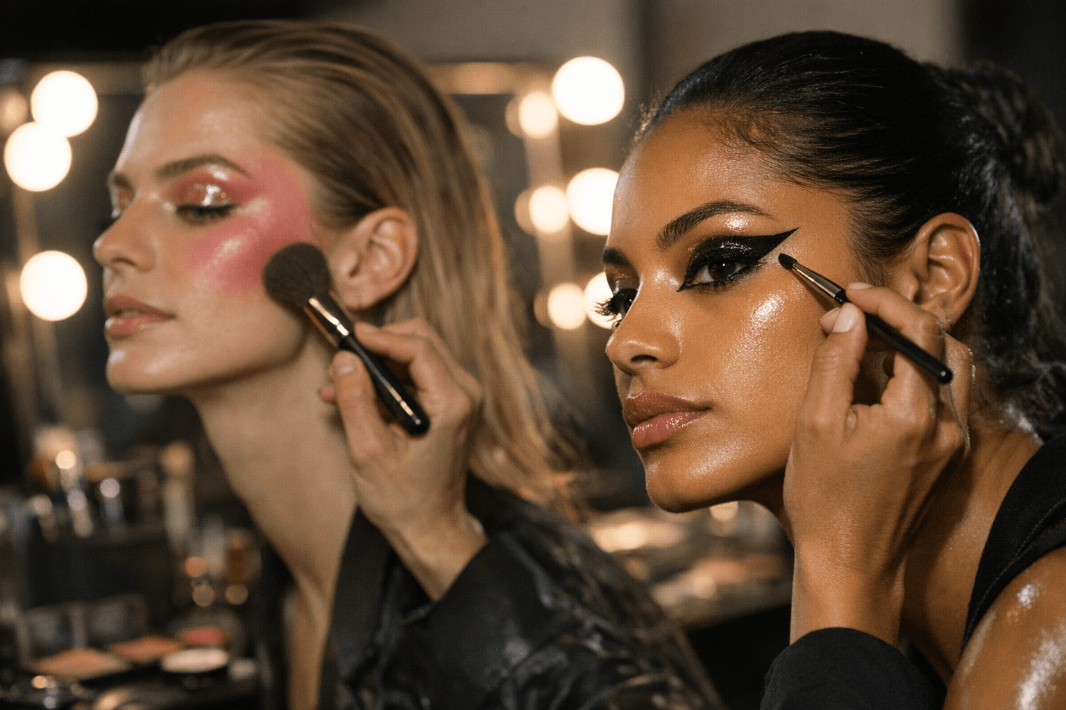 2026 Makeup Trends to Try Now: Blush Draping, Graphic Eyeliner, Glossy Lids