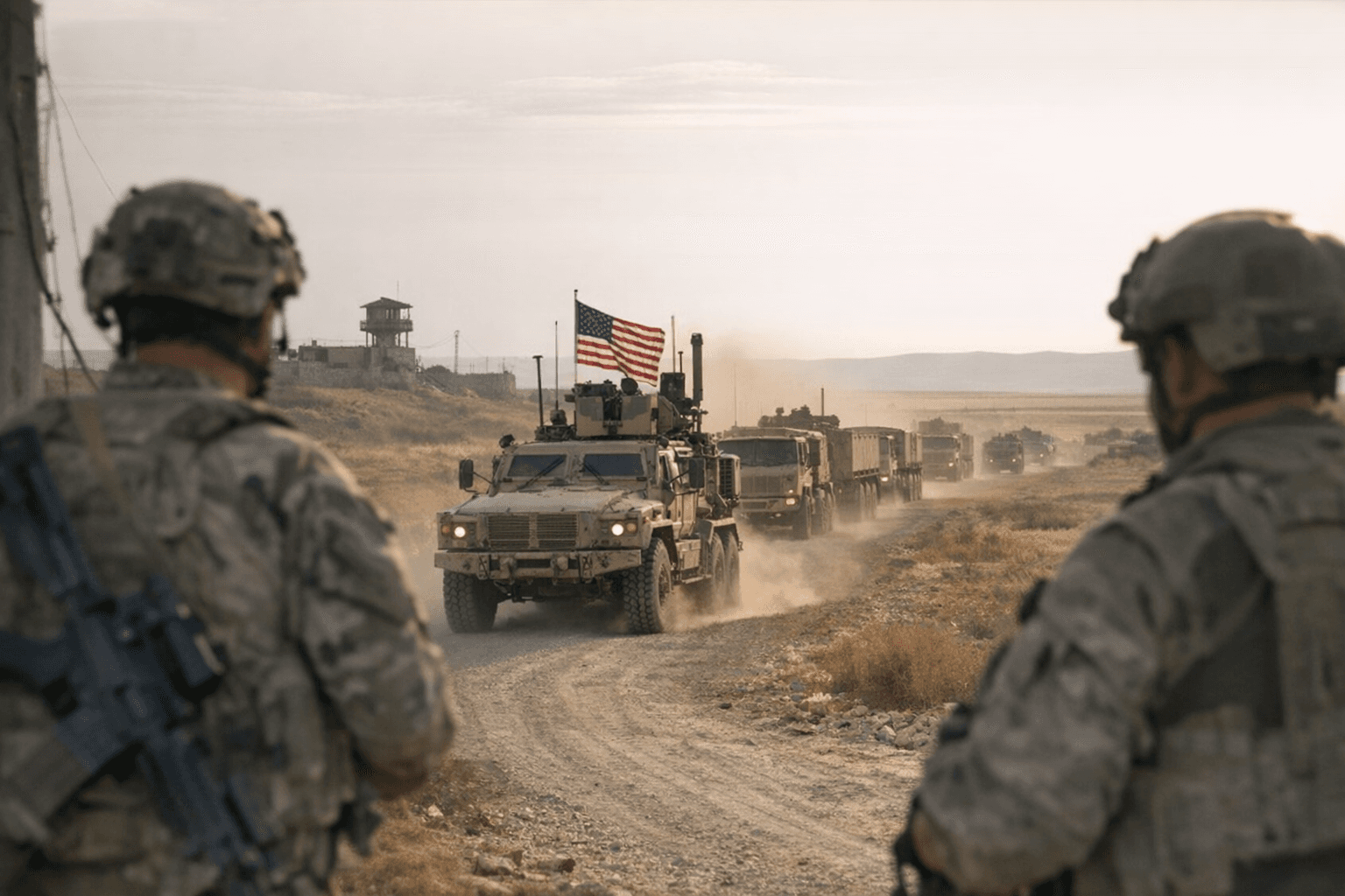 U.S. forces begin withdrawal from Qasrak base in northeastern Syria