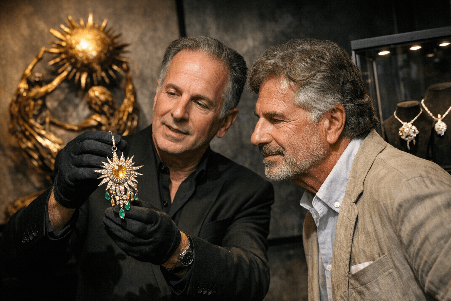 Martin Katz Unveils Energia della Vita Jewels Honoring Tuscan Sculptor Andrea Roggi