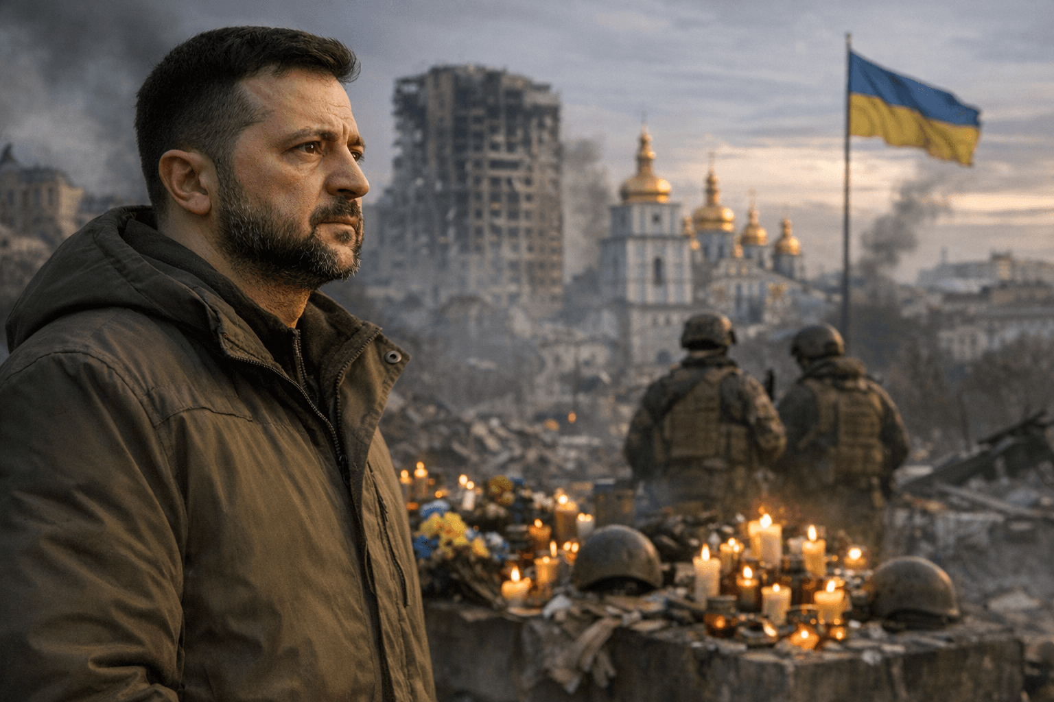 Zelenskiy marks fourth anniversary, vows not to betray sacrifices