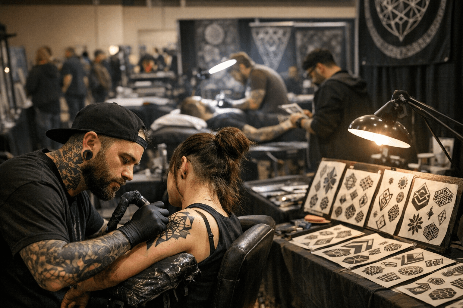 Susquehanna Valley Mall Tattoo Expo Feb 21-22 Spotlights Geometric Artists, Walk-Up Flash