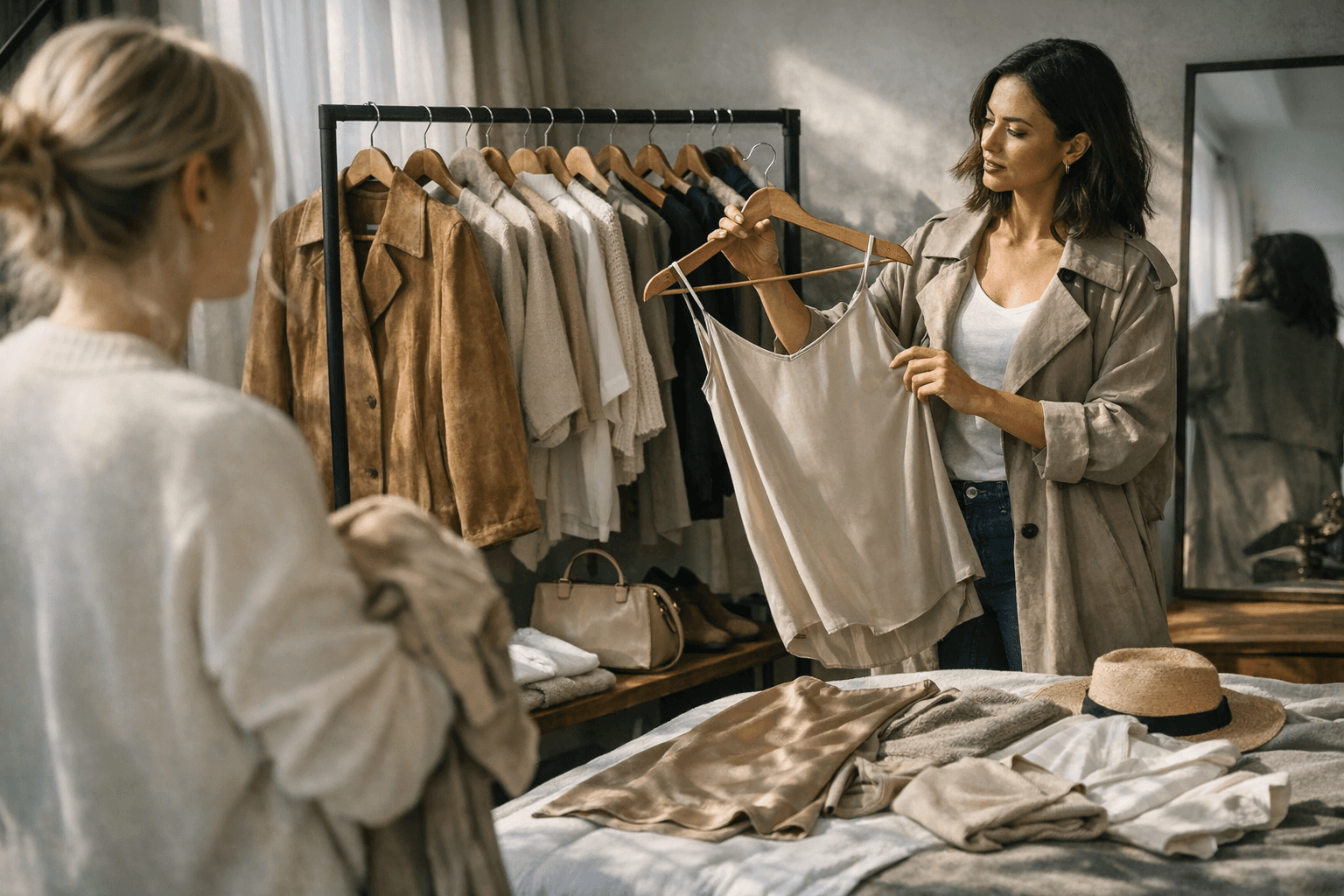 Creators Share Mix-and-Match Neutral Spring 2026 Capsule Wardrobe Essentials